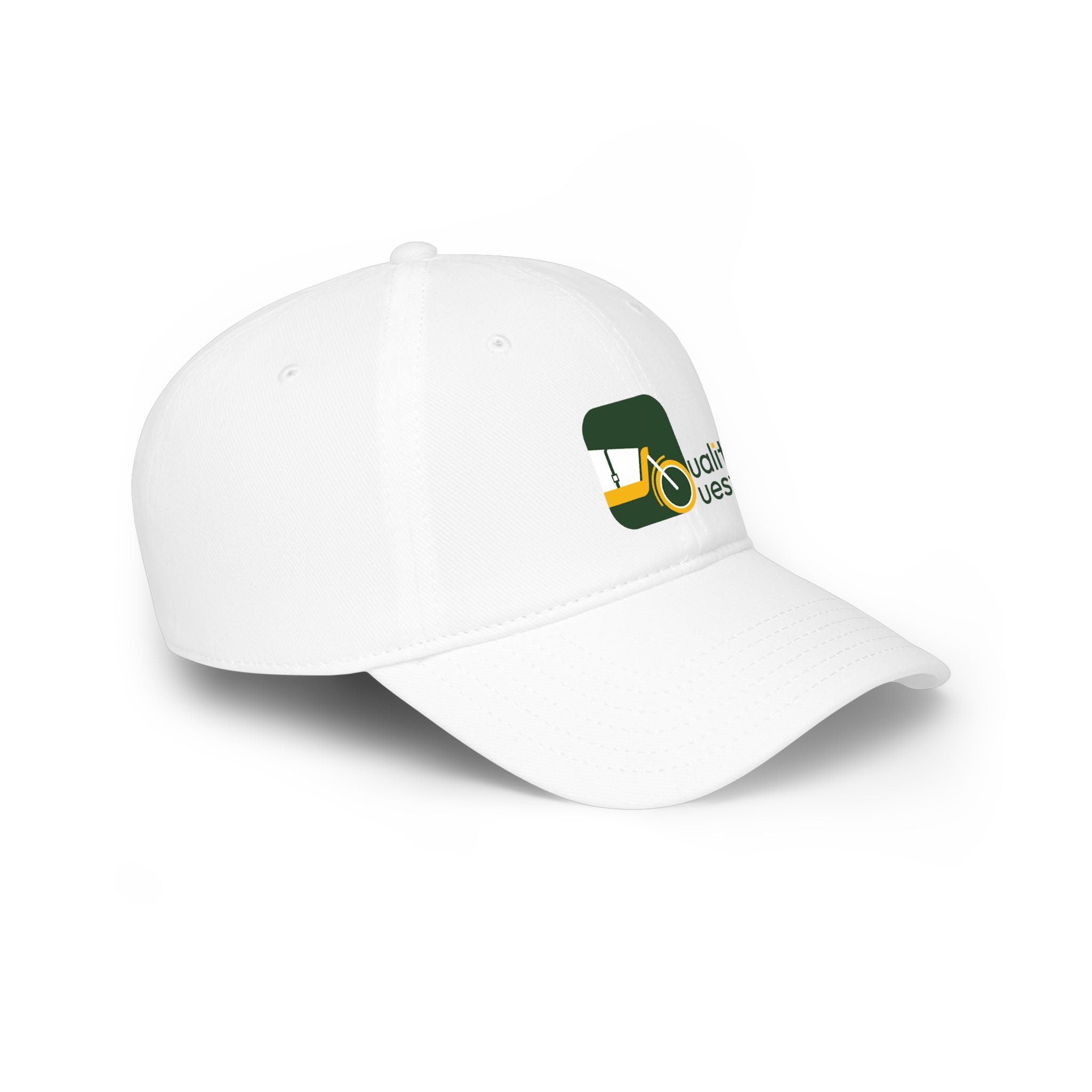 Quality Quest Bikes Baseball Cap — Low Profile Embroidered Hat