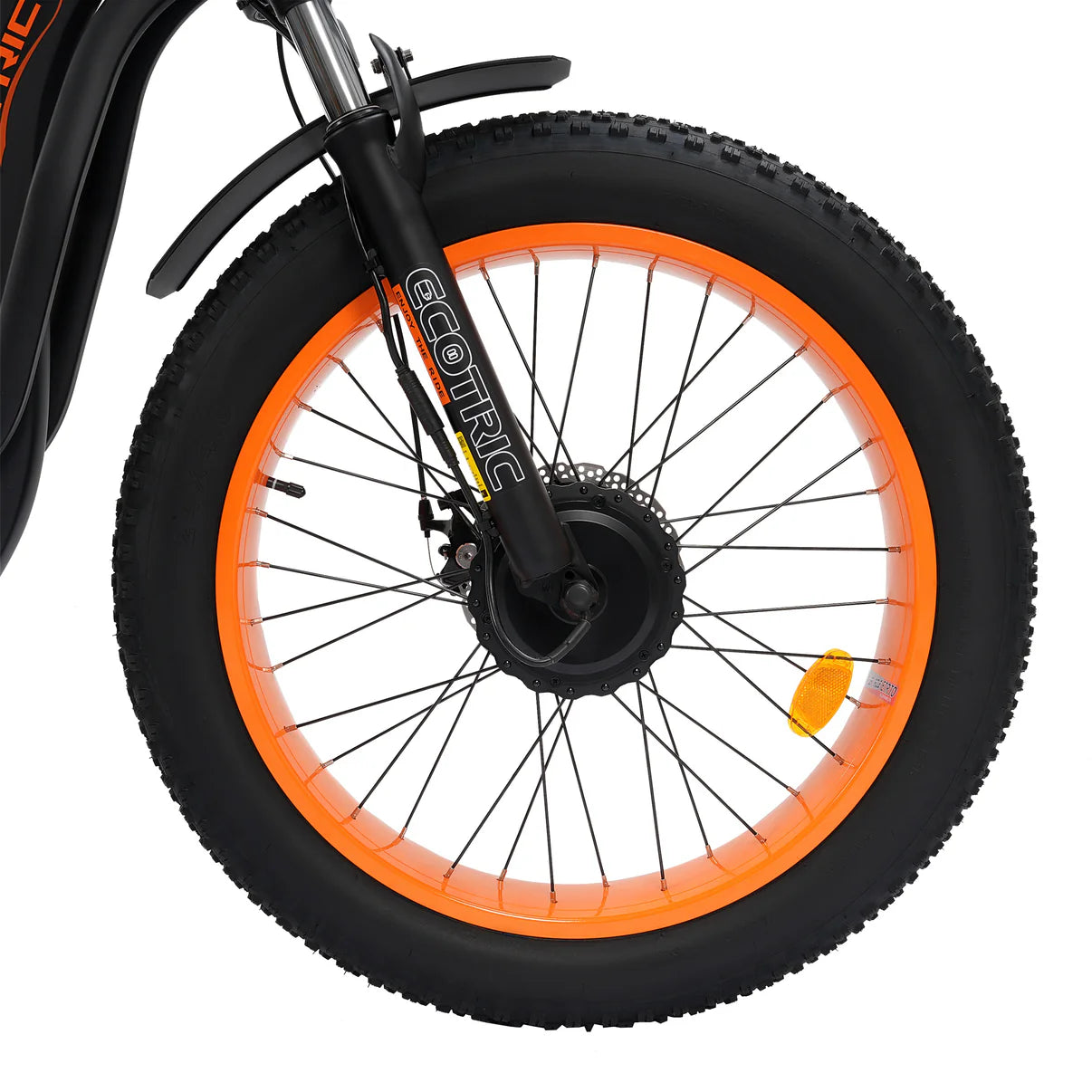 ECOTRIC - Electric Tricycle Black Orange 48V 750W 26MPH