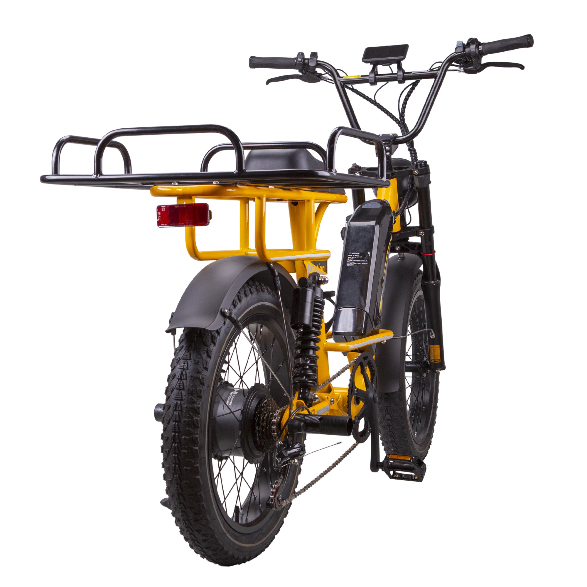 NAKTO - F4 Yellow Electric Cargo Bike 48V 750W 28MPH