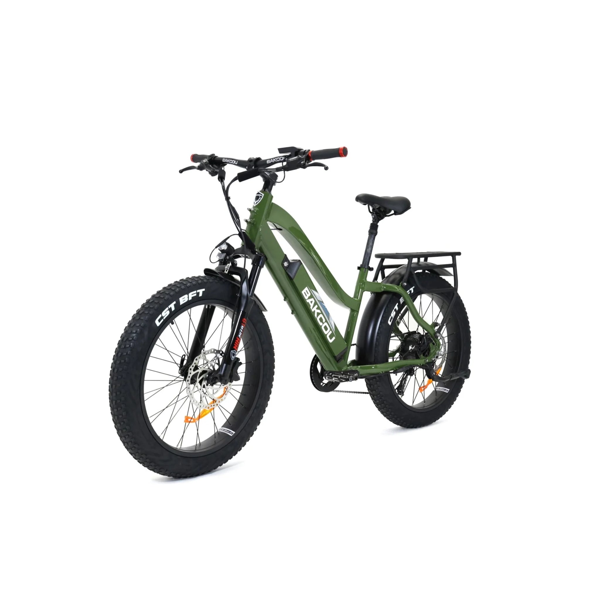 BAKCOU - Flatlander Step-Through (ST) 24" Electric Bike 48V 750W 25MPH