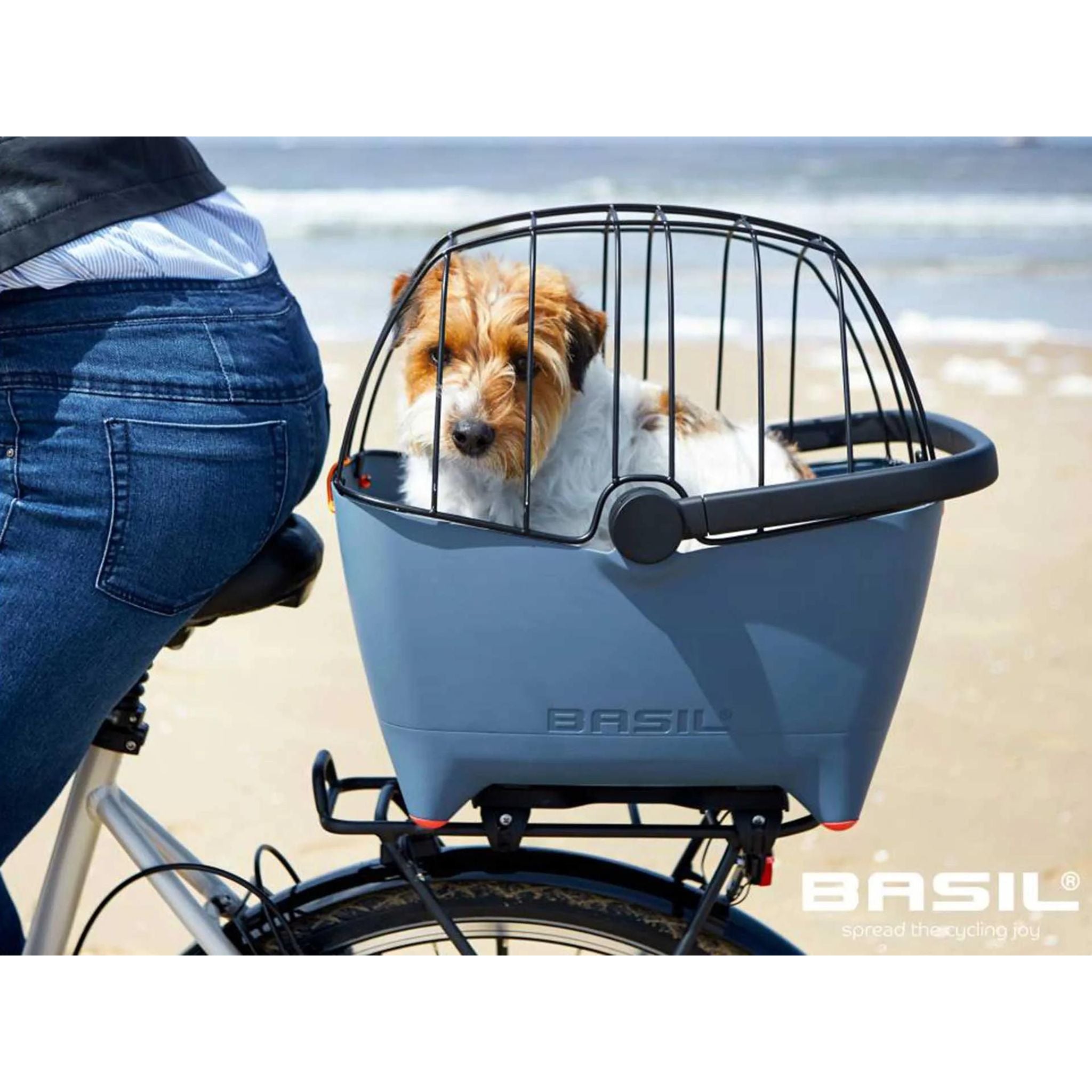 ELECTRIC BIKE COMPANY - Basil Buddy Dog Carrier Basket Combo