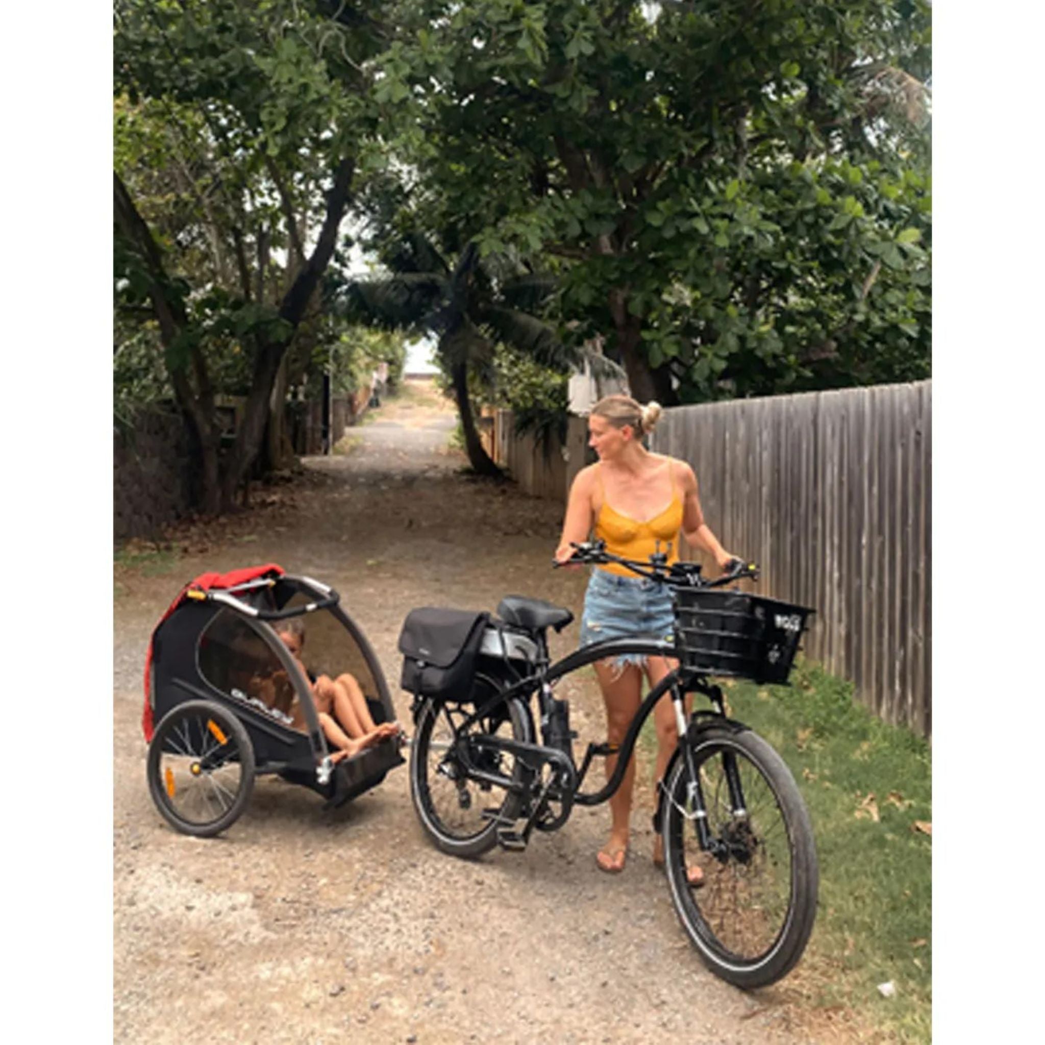 ELECTRIC BIKE COMPANY Burley Honey Bee Bike Trailer Quality Quest Bikes