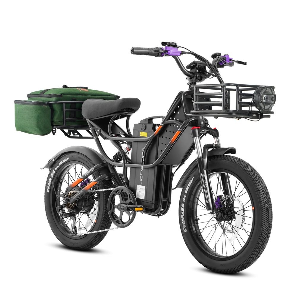 EAHORA - Cupid E-Bike with 6-Piece Cargo Kit 48V 1000W 27MPH