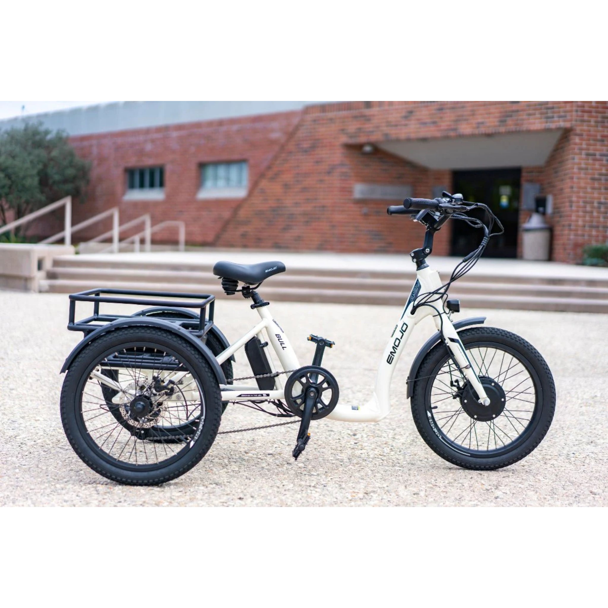 EMOJO - Bull Urban Cruiser Electric Trikes, 48V/14Ah 500W, 20 Mph