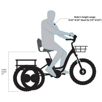 EMOJO - CADDY PRO TRIKES, 48V/15AH 500W, 20 MPH