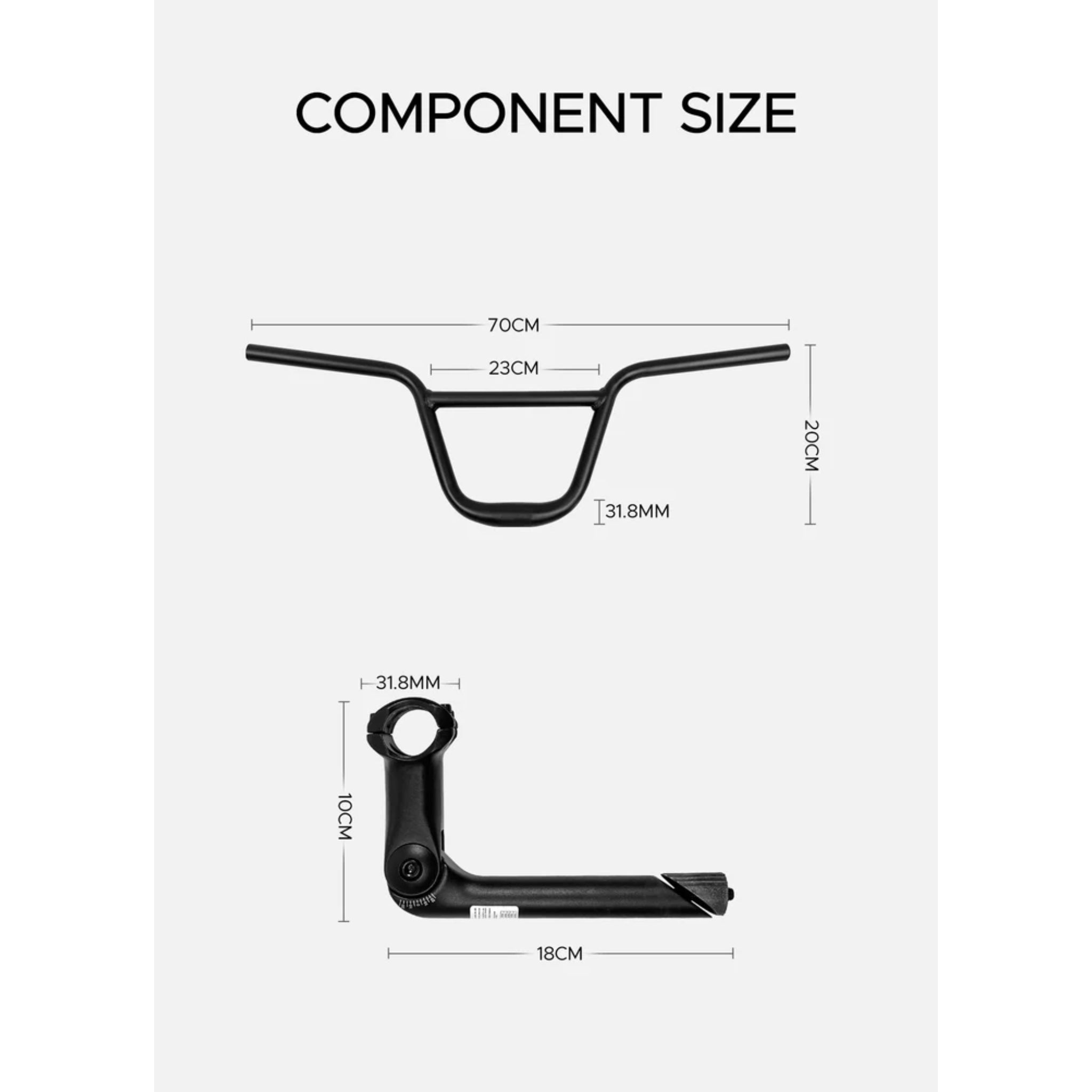ENGWE - BMX handlebar (For EP-2 Pro or L20 2.0)