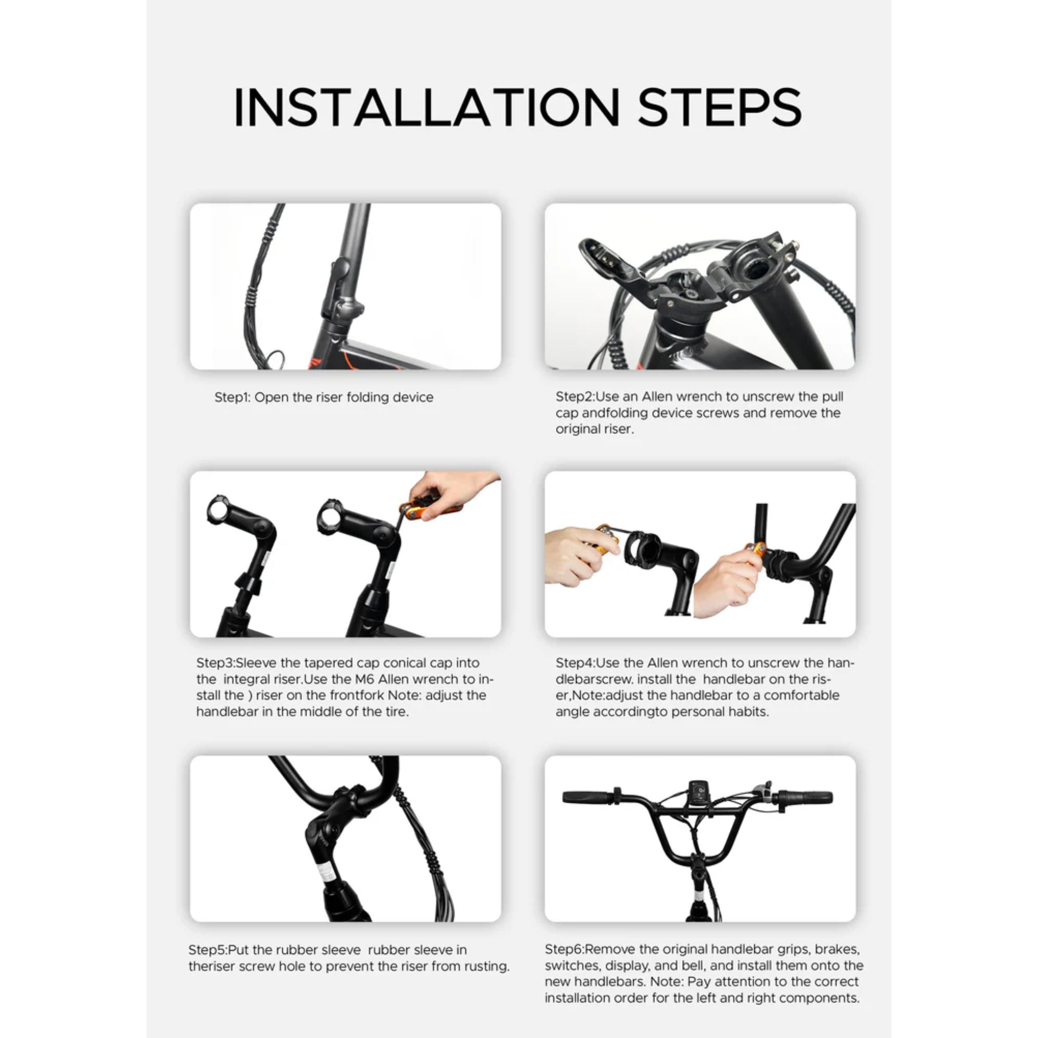 ENGWE - BMX handlebar (For EP-2 Pro or L20 2.0)