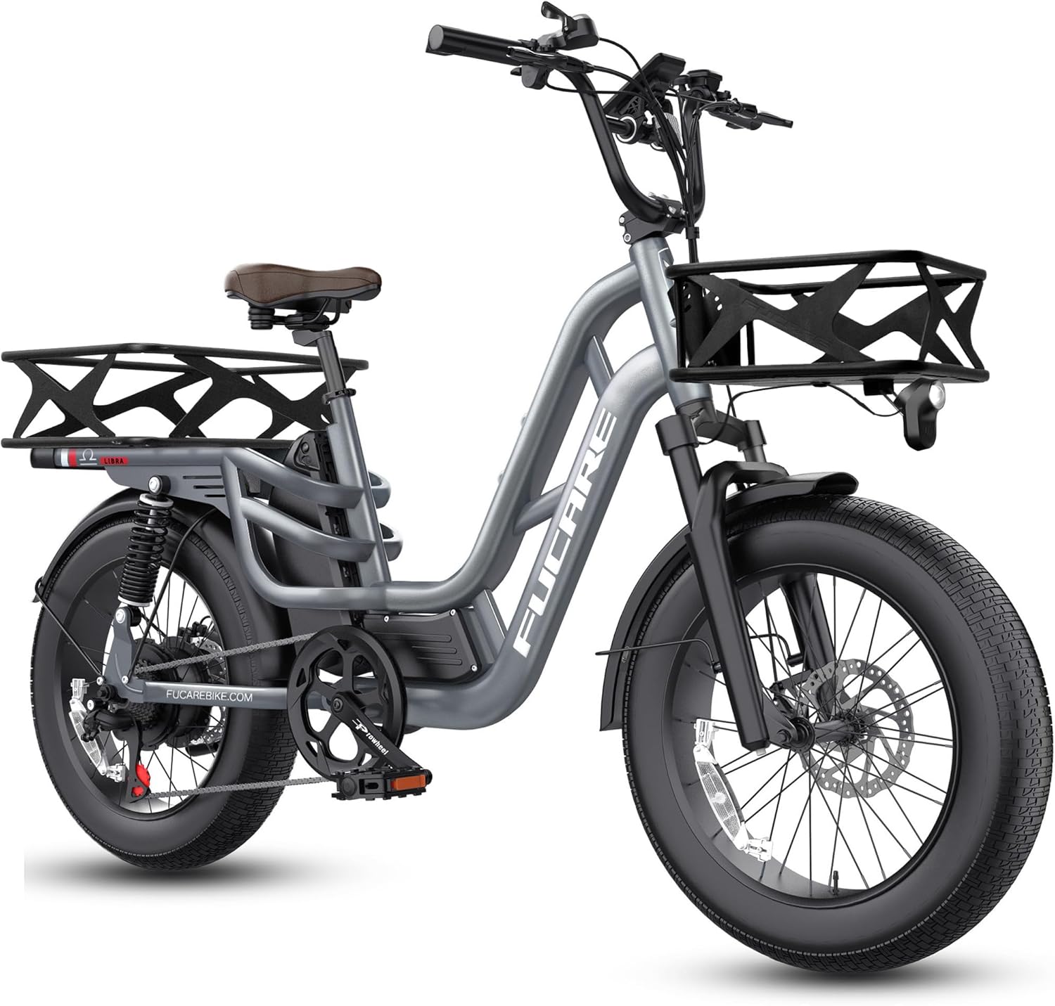 FUCARE - Libra, Full Suspension Electric Cargo Bike 48V 750W 28MPH