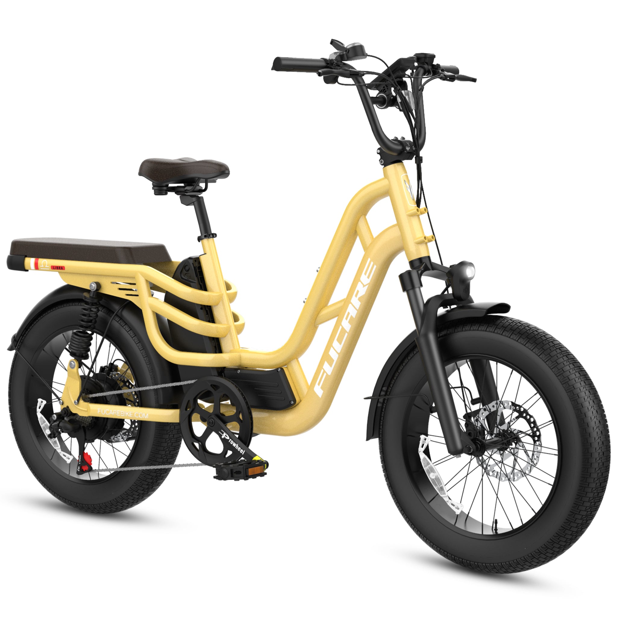 FUCARE - Libra, Full Suspension Electric Cargo Bike 48V 750W 28MPH