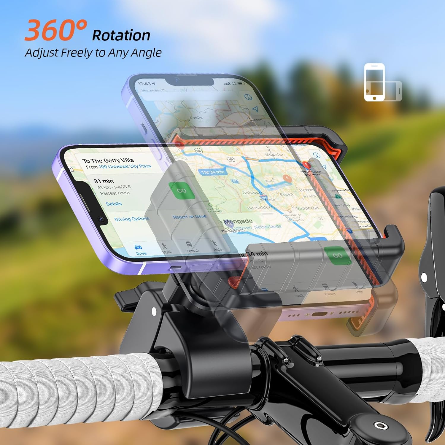 MARSRIDER - Shockproof Bike Phone Holder (3RD Generation)