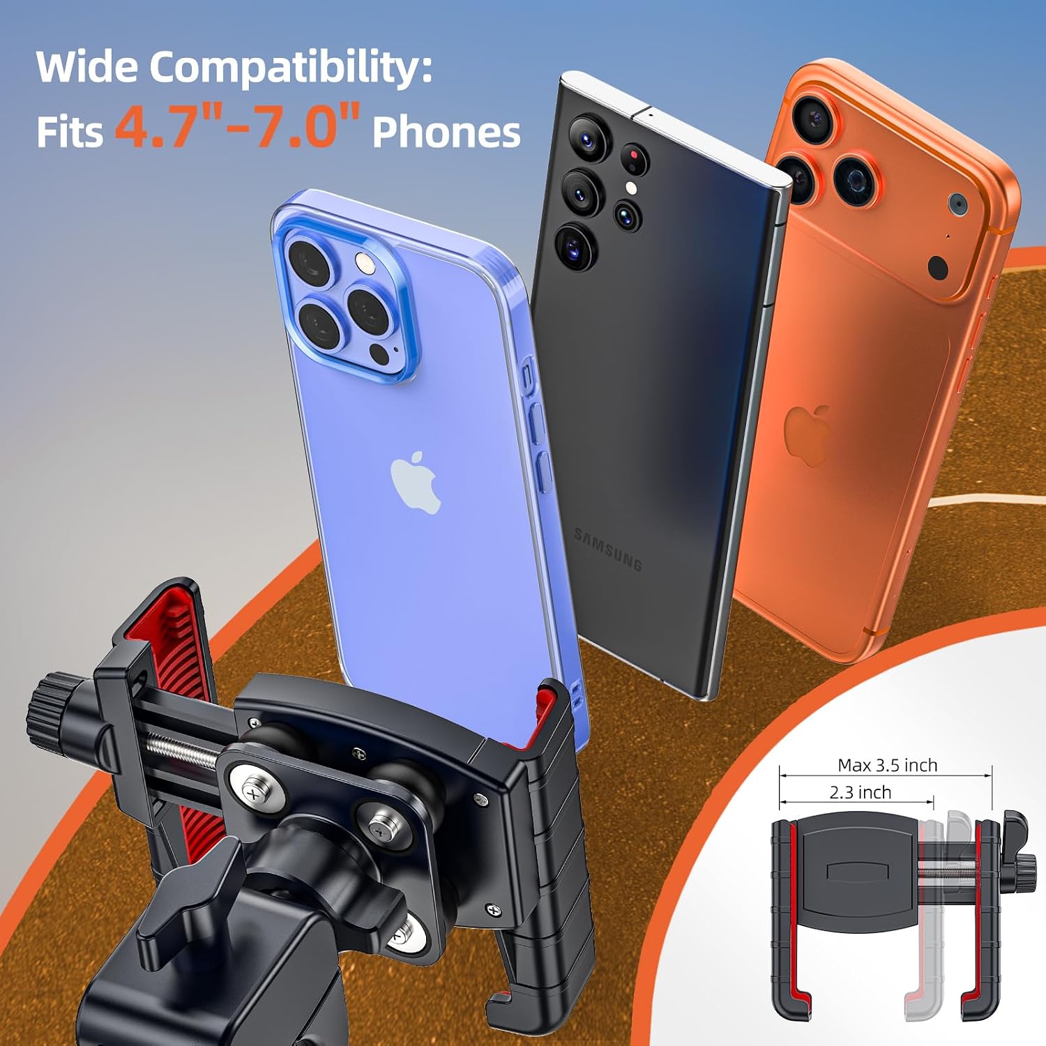 MARSRIDER - Shockproof Bike Phone Holder (3RD Generation)