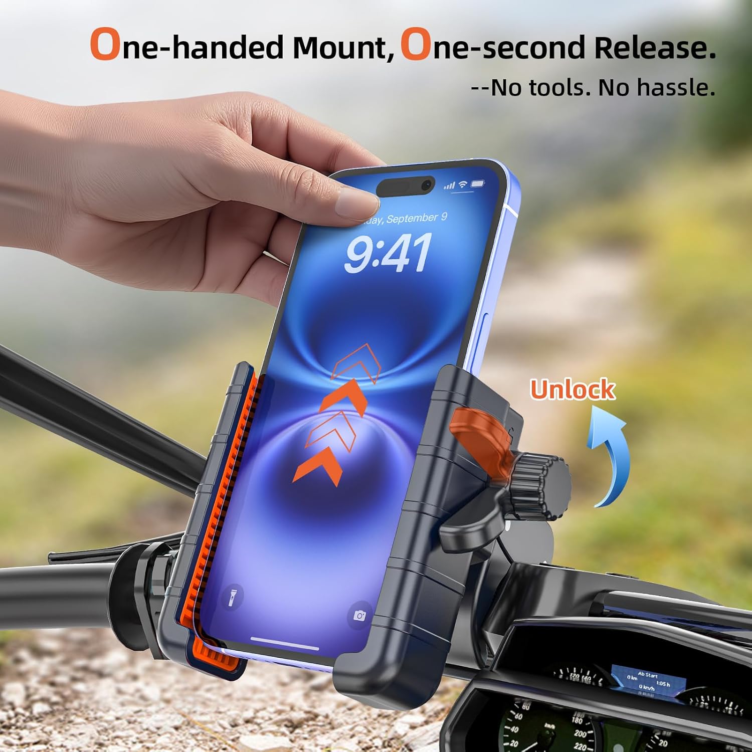 MARSRIDER - Shockproof Bike Phone Holder (3RD Generation)