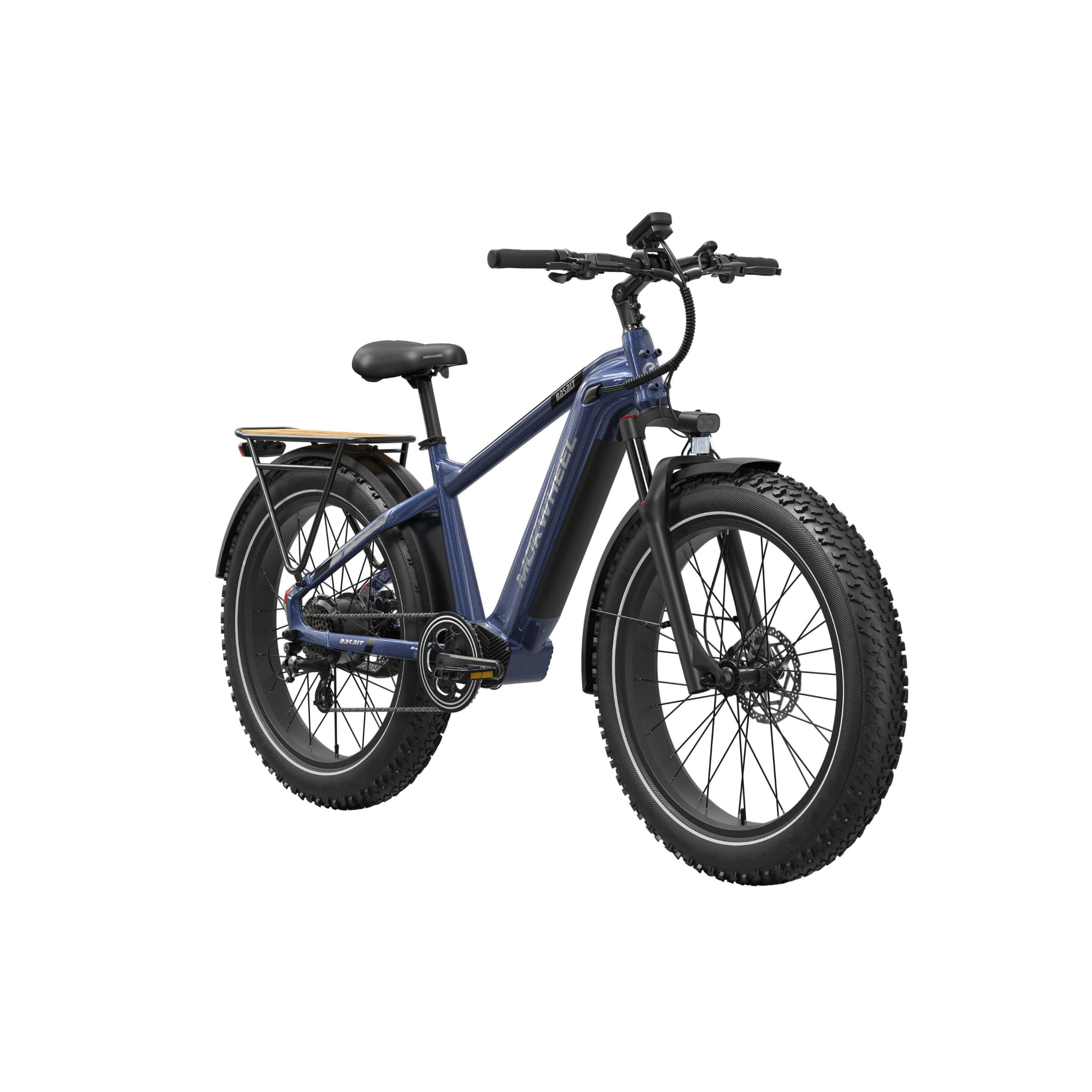 MOKWHEEL - Basalt 2.0, Fat Tire Solar Powered E-bike 750W 19.6AH 28MPH