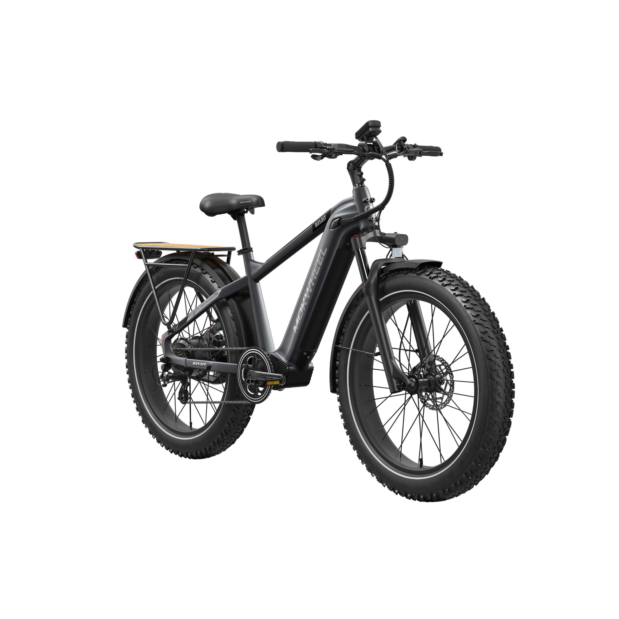 MOKWHEEL - Basalt 2.0, Fat Tire Solar Powered E-bike 750W 19.6AH 28MPH
