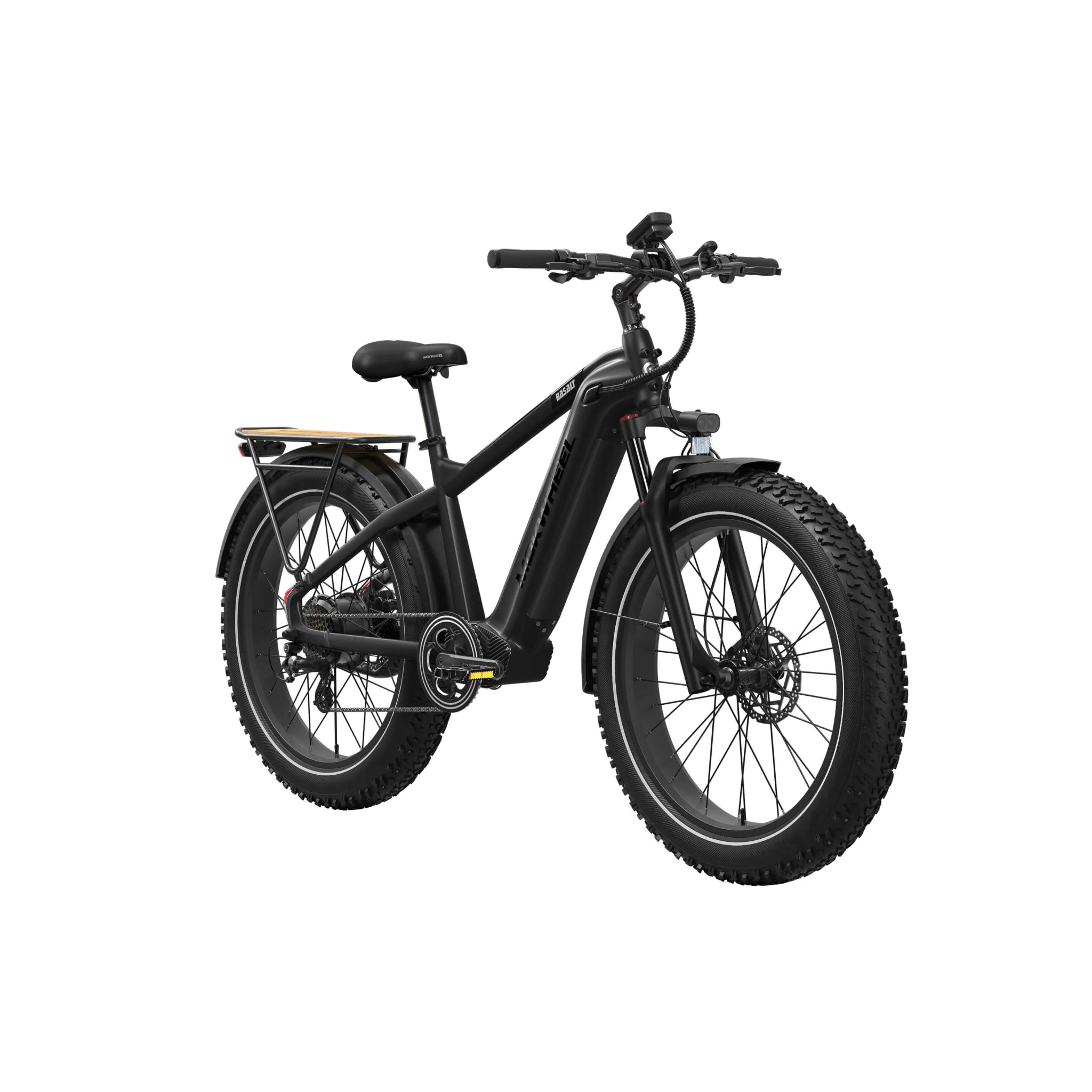 MOKWHEEL - Basalt 2.0, Fat Tire Solar Powered E-bike 750W 19.6AH 28MPH