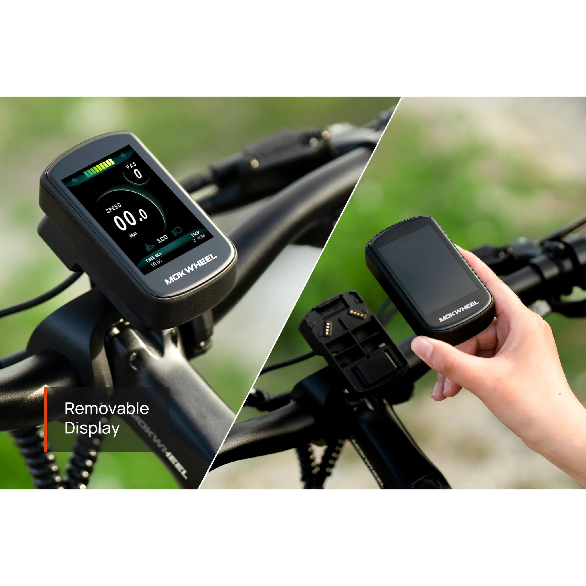 MOKWHEEL - Basalt 2.0, Fat Tire Solar Powered E-bike 750W 19.6AH 28MPH