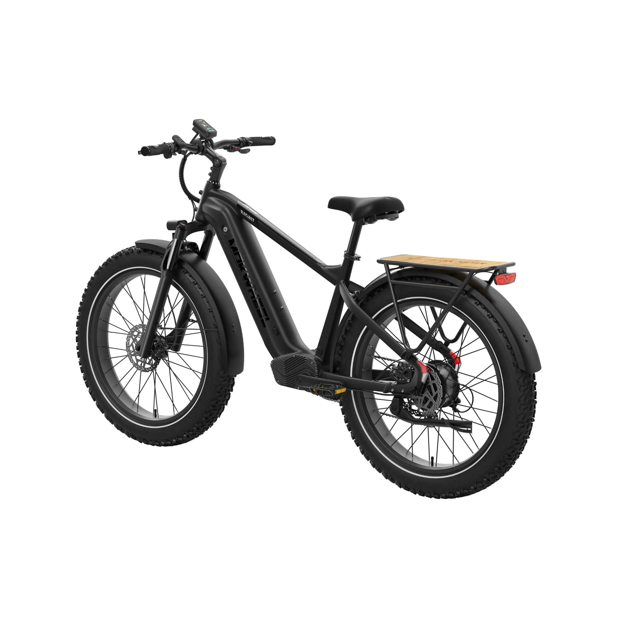 MOKWHEEL - Basalt 2.0, Fat Tire Solar Powered E-bike 750W 19.6AH 28MPH