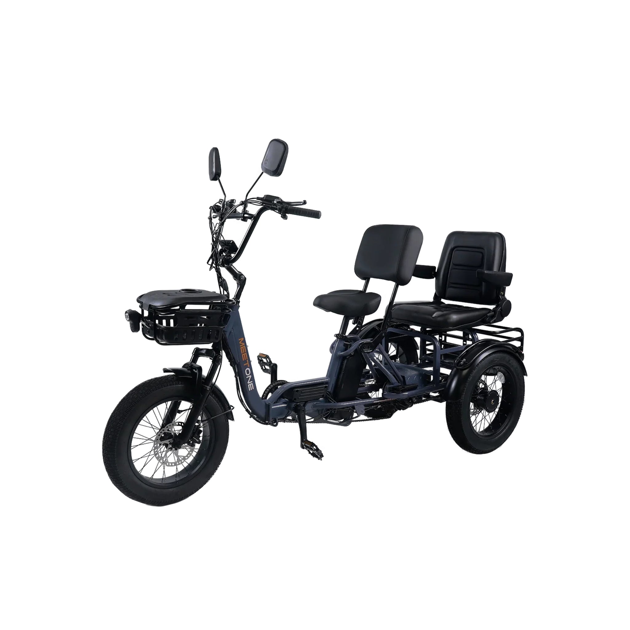 MEET ONE - Pair, Electric Trike with Passenger Seat 40Ah 22MPH