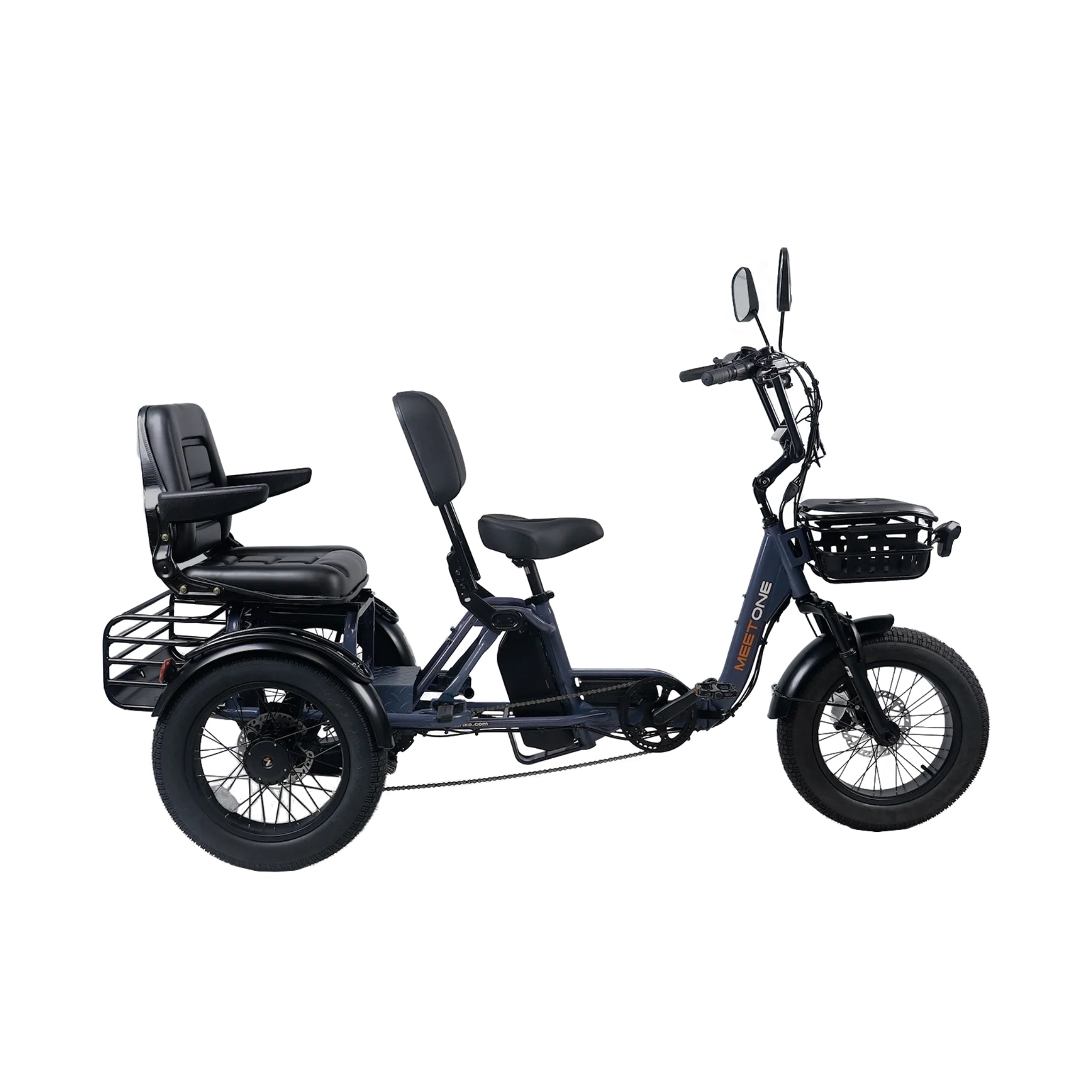 MEET ONE - Pair, Electric Trike with Passenger Seat 40Ah 22MPH