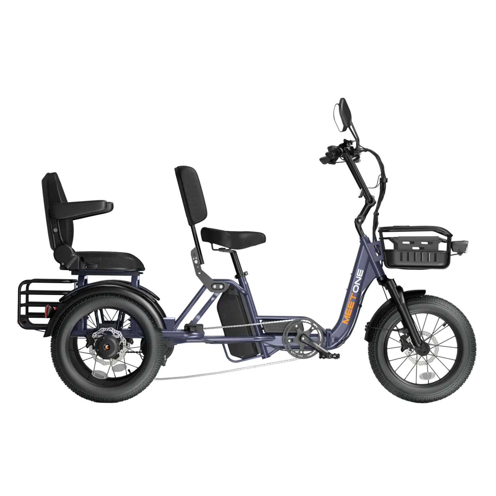 MEET ONE - Pair, Electric Trike with Passenger Seat 40Ah 22MPH
