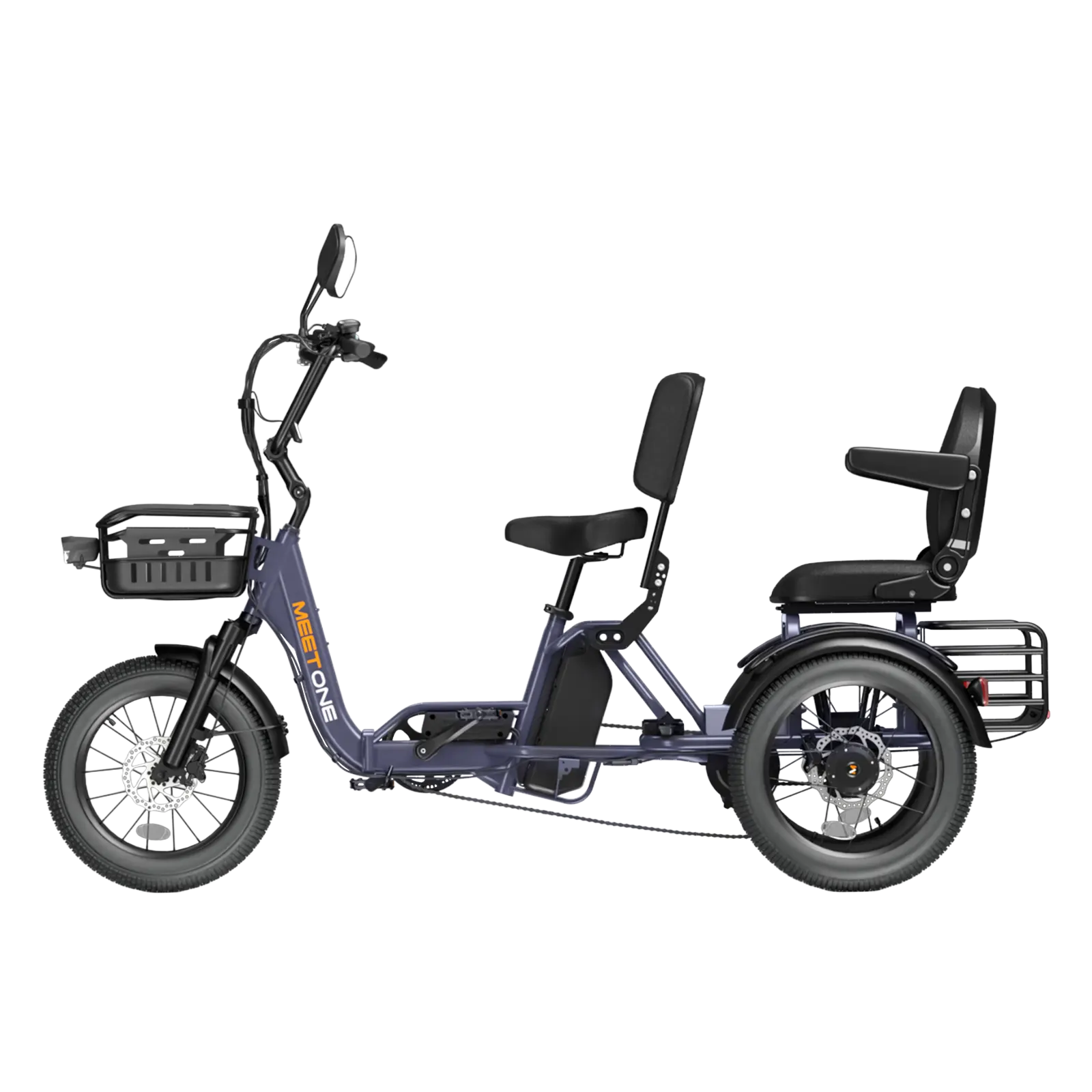 MEET ONE - Pair, Electric Trike with Passenger Seat 40Ah 22MPH