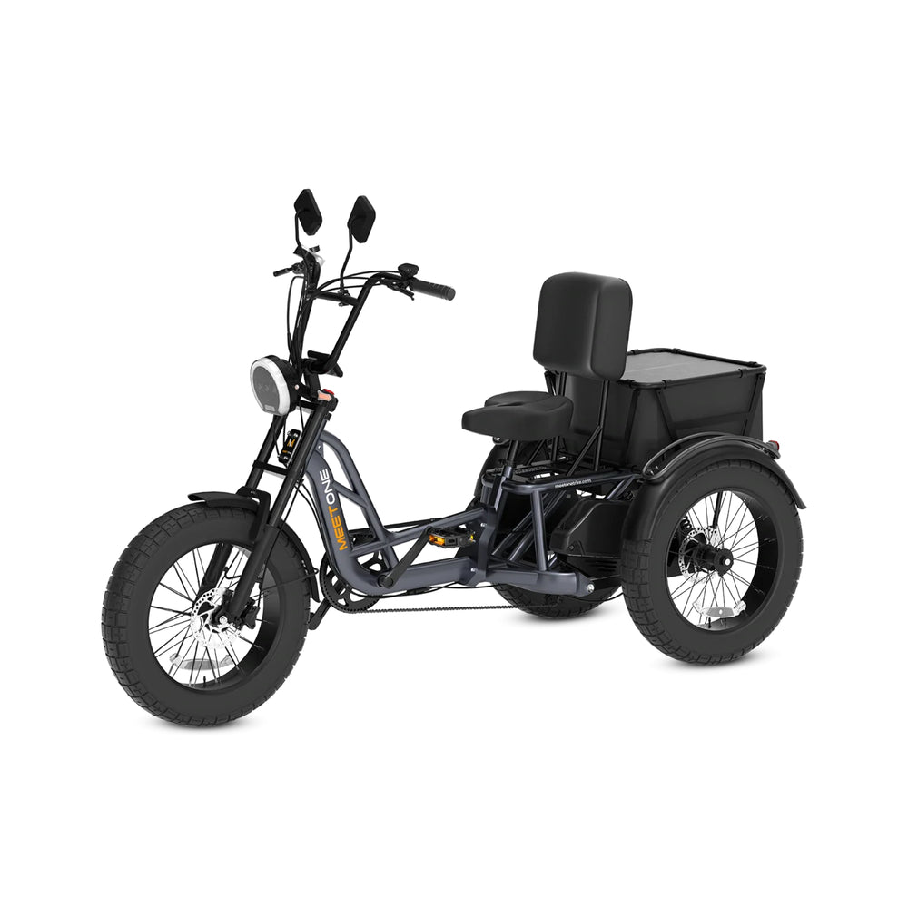 MEET ONE - Tour Lite, Full Suspension Electric Trike 20Ah/960Wh 22 MPH