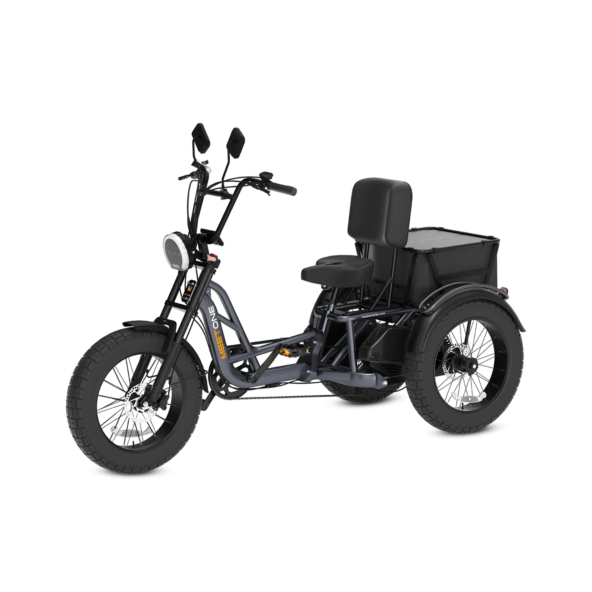 MEET ONE - Tour Lite, Full Suspension Electric Trike 20Ah/960Wh 22 MPH