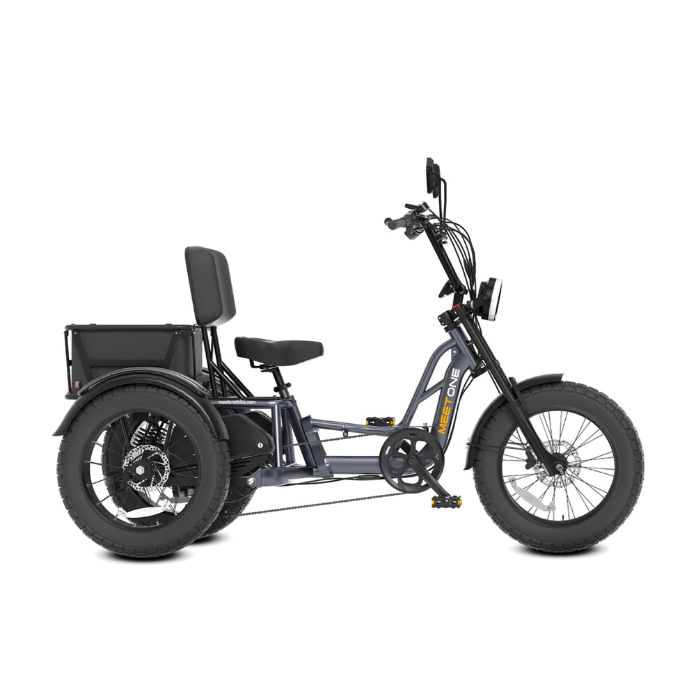 MEET ONE - Tour Lite, Full Suspension Electric Trike 20Ah/960Wh 22 MPH