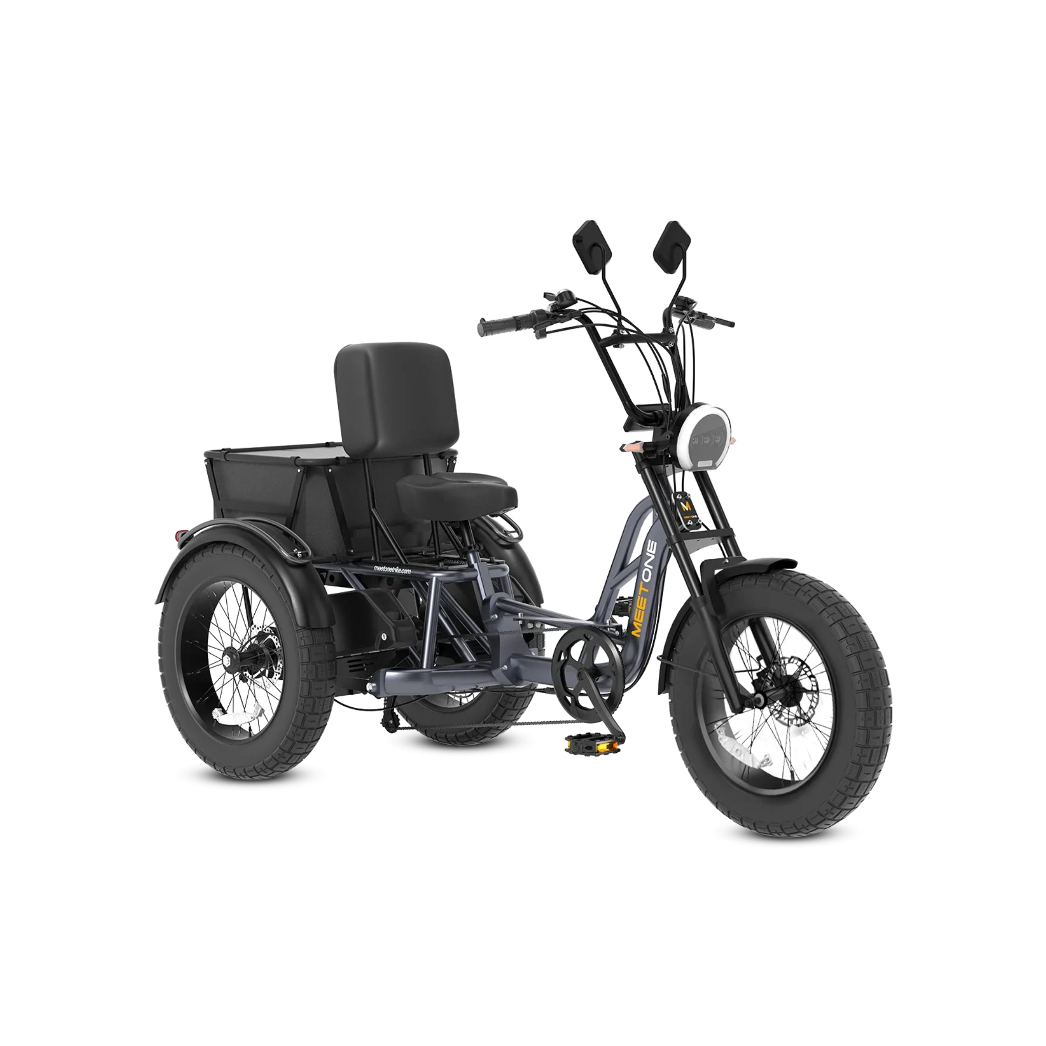 MEET ONE - Tour Lite, Full Suspension Electric Trike 20Ah/960Wh 22 MPH