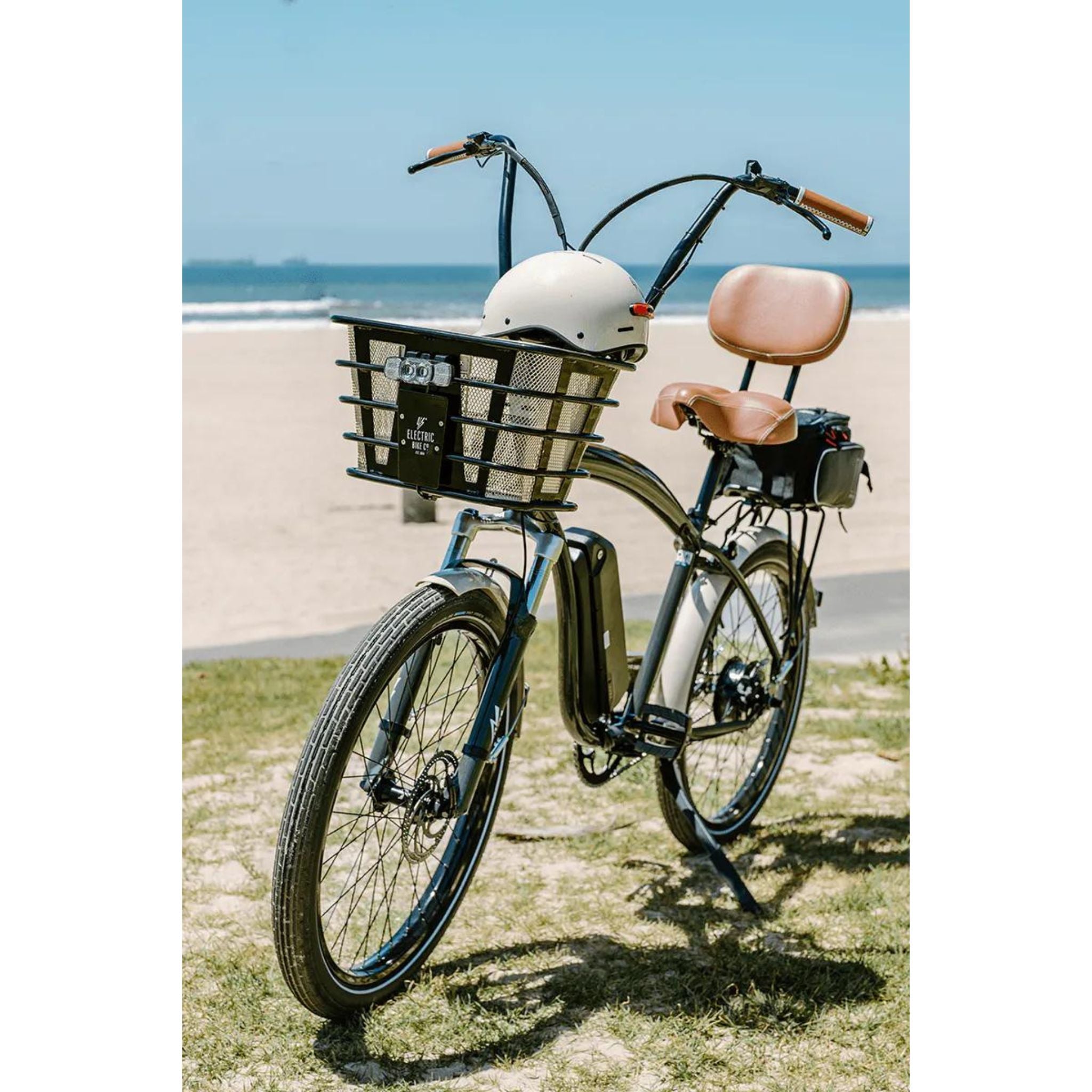 ELECTRIC BIKE COMPANY - Model C, Camo Cruiser E-Bike 750W (BUNDLE) 28MPH