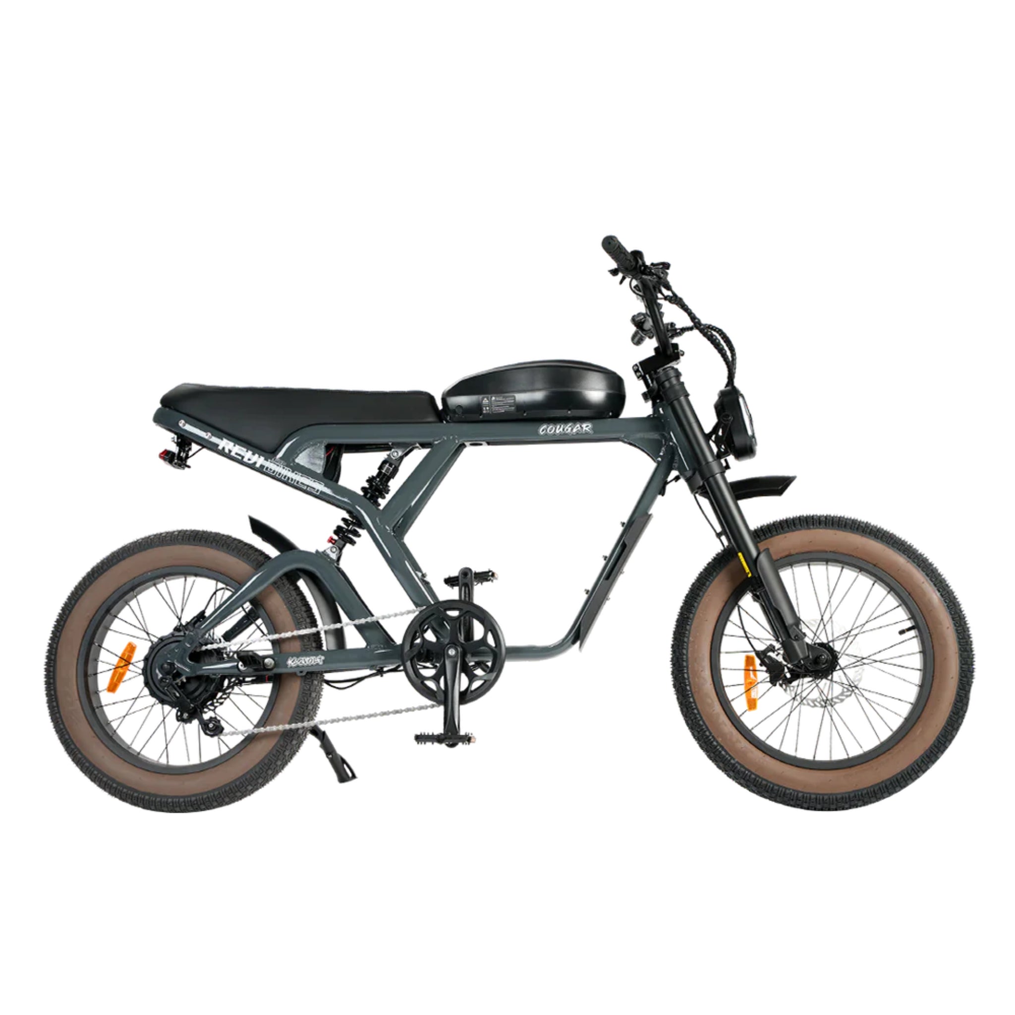 REVI BIKES - Cougar Vintage Electric Bike 52V 1000W 34mph