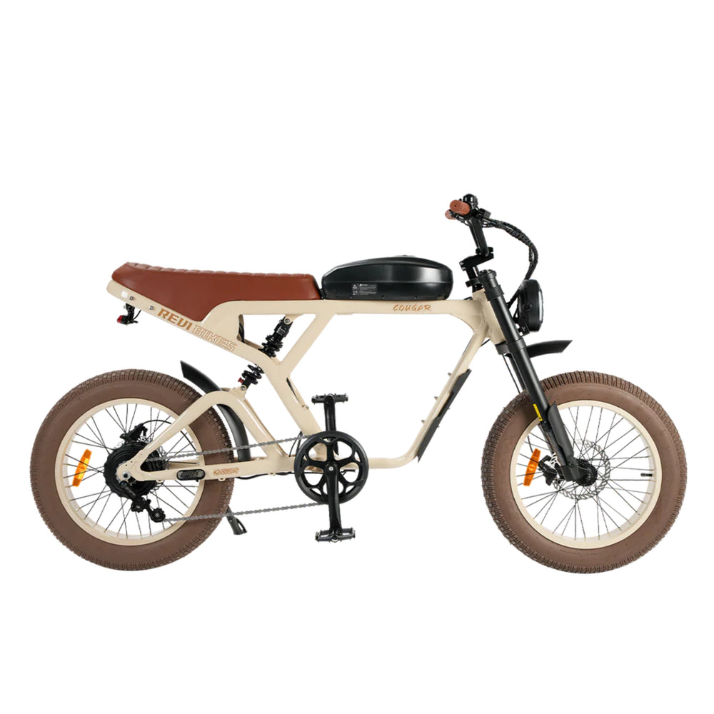 REVI BIKES - Cougar Vintage Electric Bike 52V 1000W 34mph