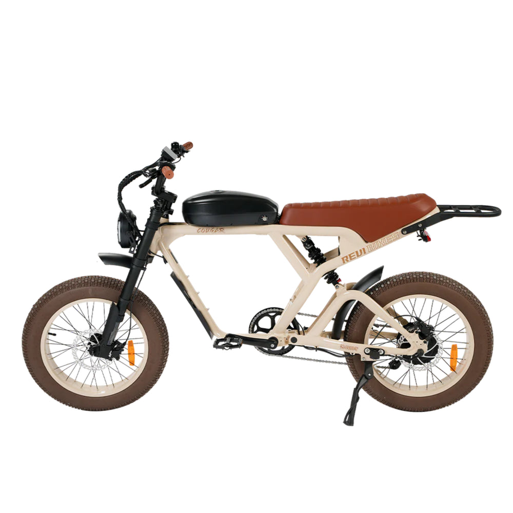 REVI BIKES - Cougar Vintage Electric Bike 52V 1000W 34mph