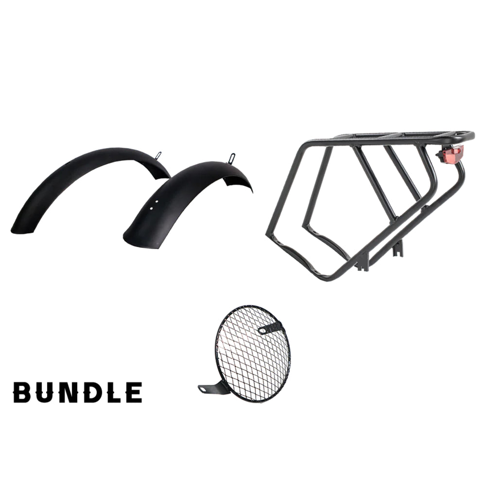 REVI BIKES - Rear Rack and Fenders Bundle for Cheetah