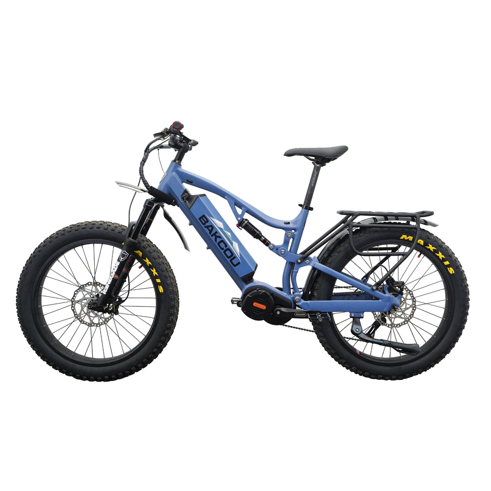 BAKCOU - STORM - Full Suspension Fat Tire Electric Bike 48V 1000W