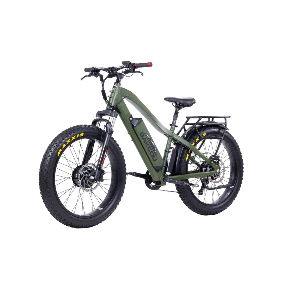 BAKCOU - Kodiak AWD Electric Bike 48V 500W 25+MPH