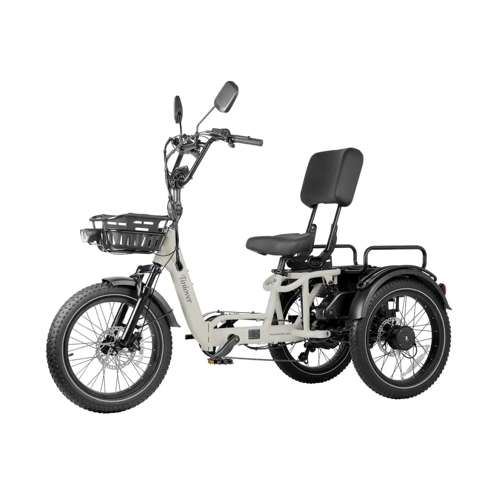 TINIOVER - River, Semi-Recumbent Full Suspension Electric Trike