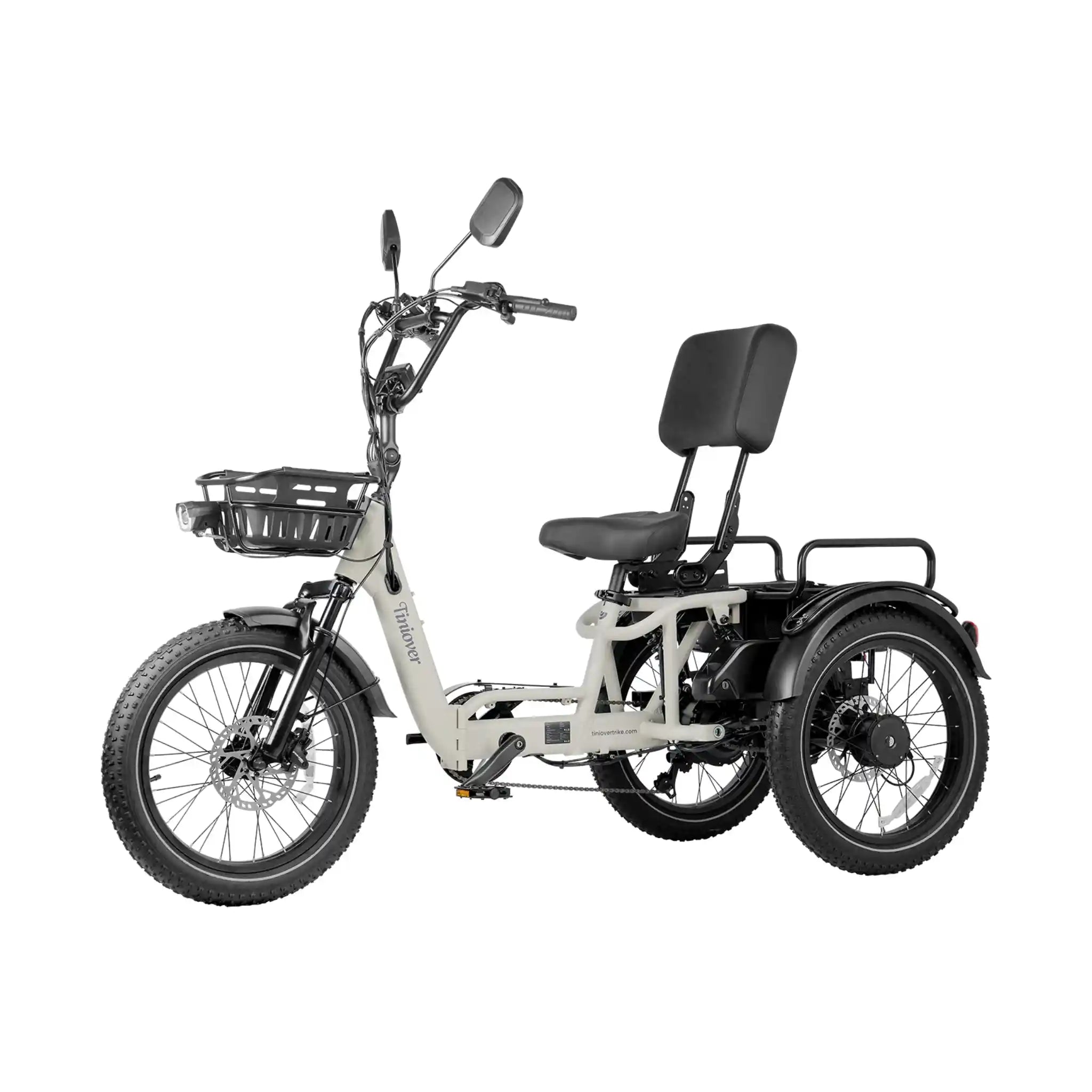 TINIOVER - River, Semi-Recumbent Full Suspension Electric Trike