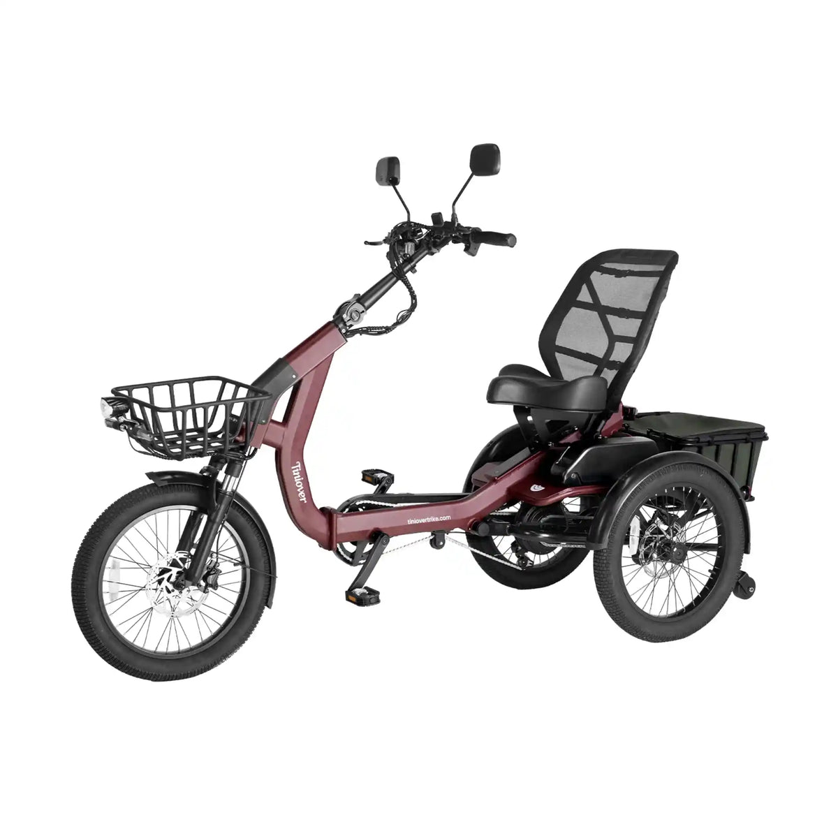 TINIOVER - Lake, Premium Semi-Recumbent Full Suspension Electric Trike