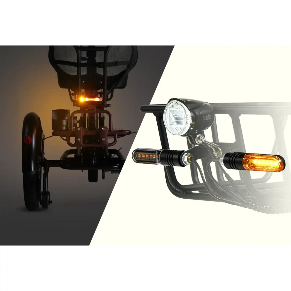 TINIOVER - Lake, Premium Semi-Recumbent Full Suspension Electric Trike