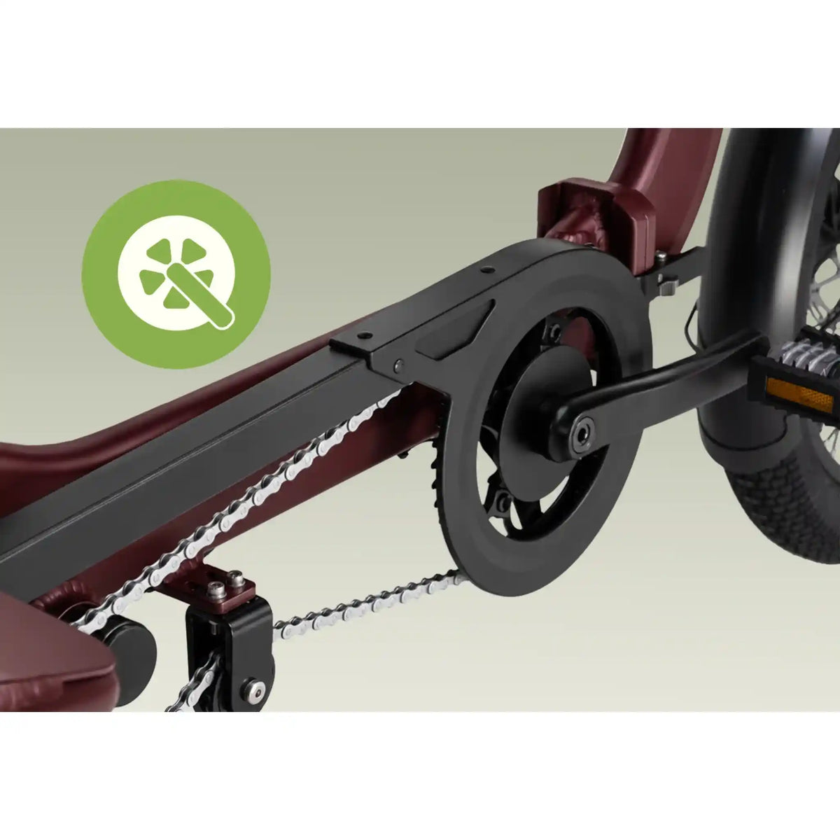 TINIOVER - Lake, Premium Semi-Recumbent Full Suspension Electric Trike