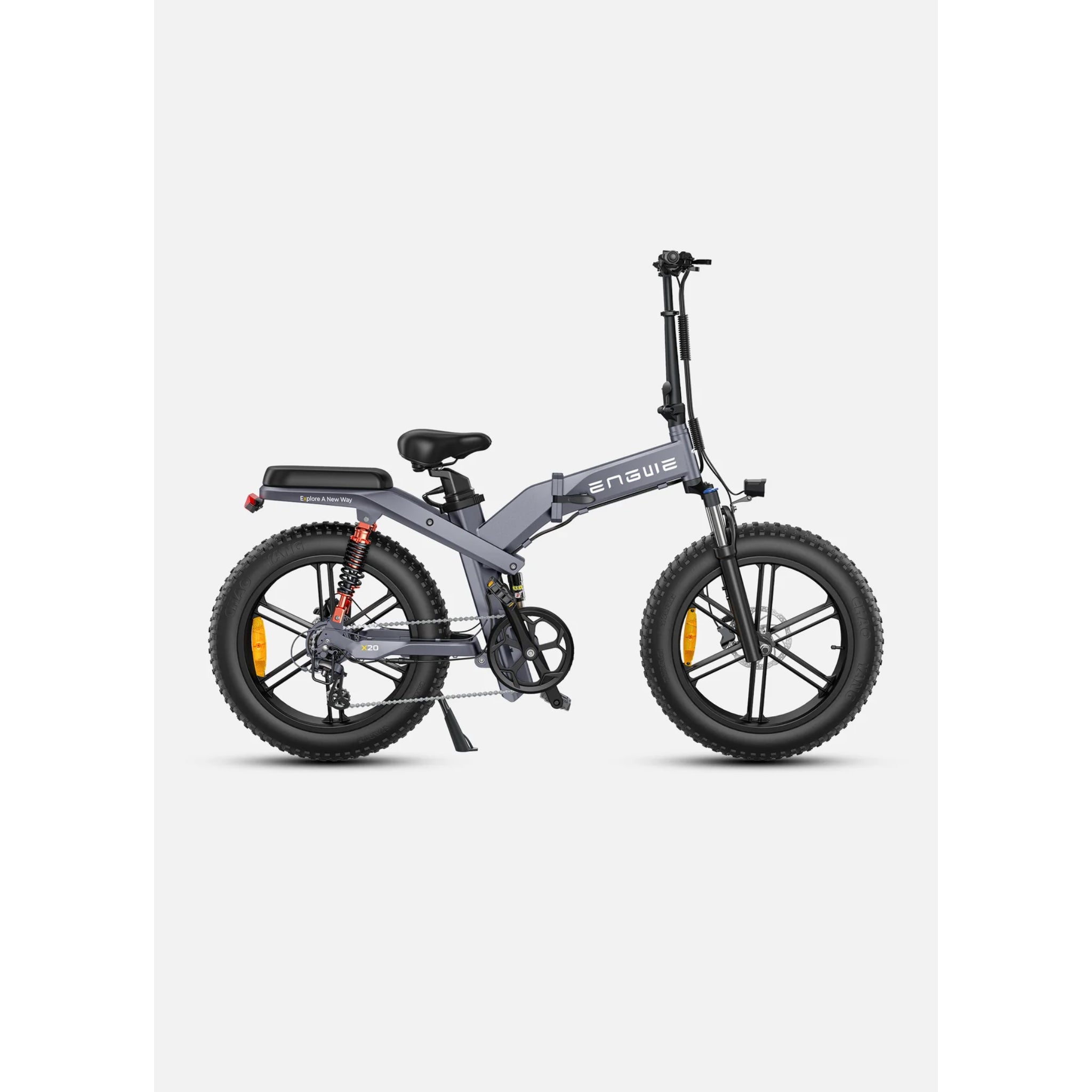 ENGWE - X20, 1000W (Peak) Triple Suspension Foldable E-bike 31MPH
