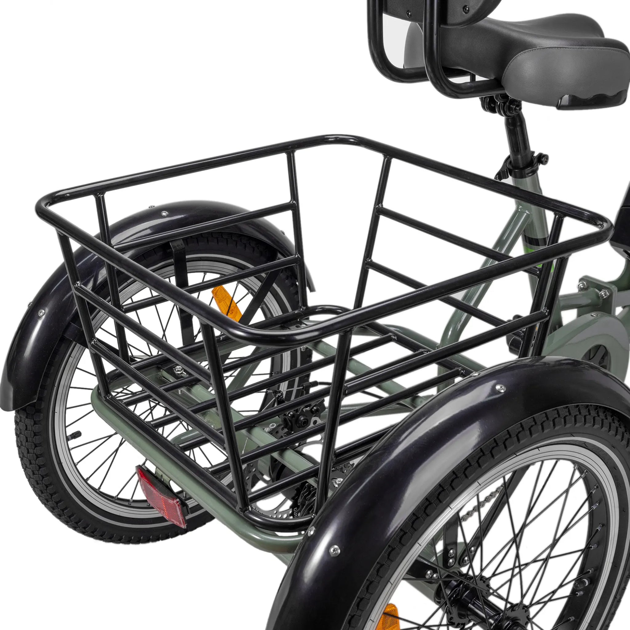 NAKTO - S02 E-Trike Green 48V 750W (Peak) 12MPH