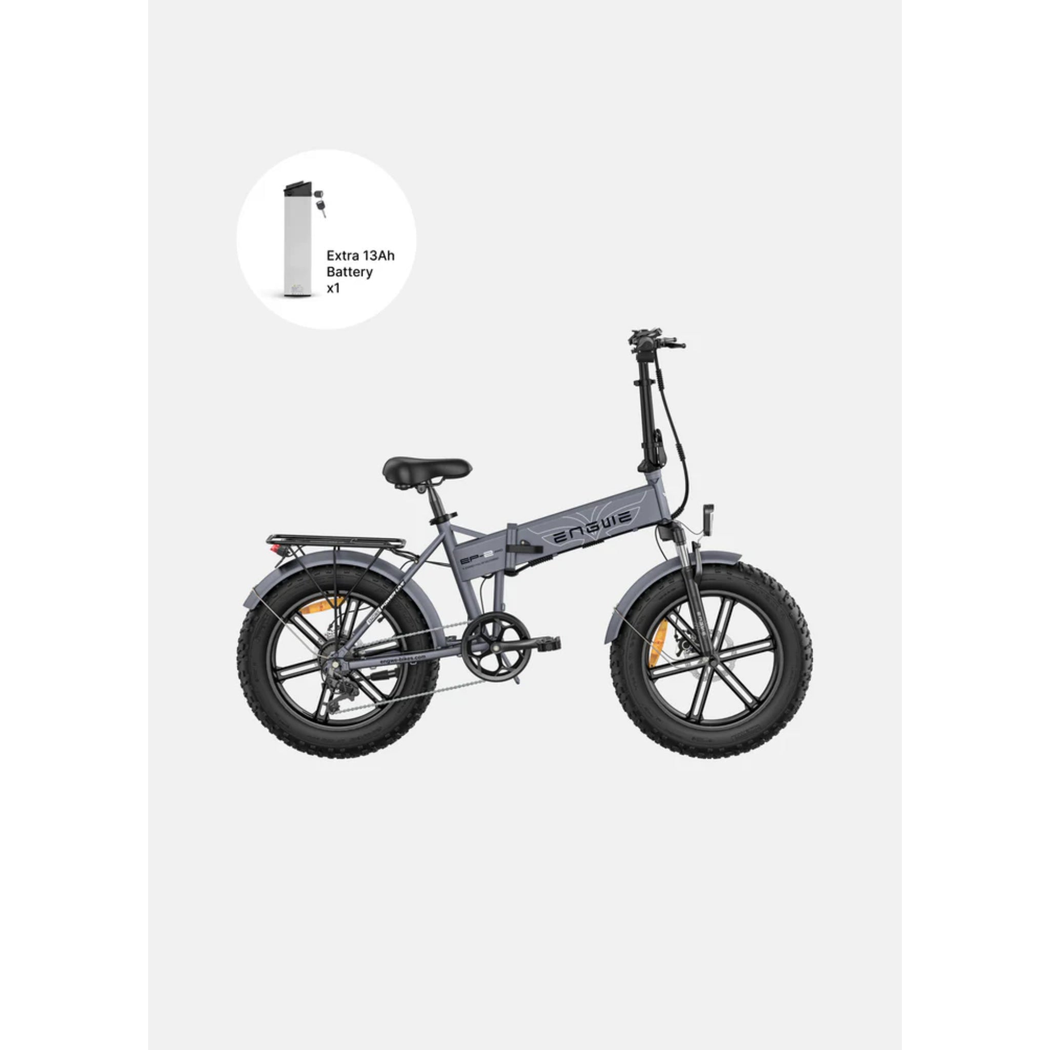 ENGWE - EP-2 Pro (with Extra Battery Pack) Fat Tire Foldable Electric Bike 960W 26MPH