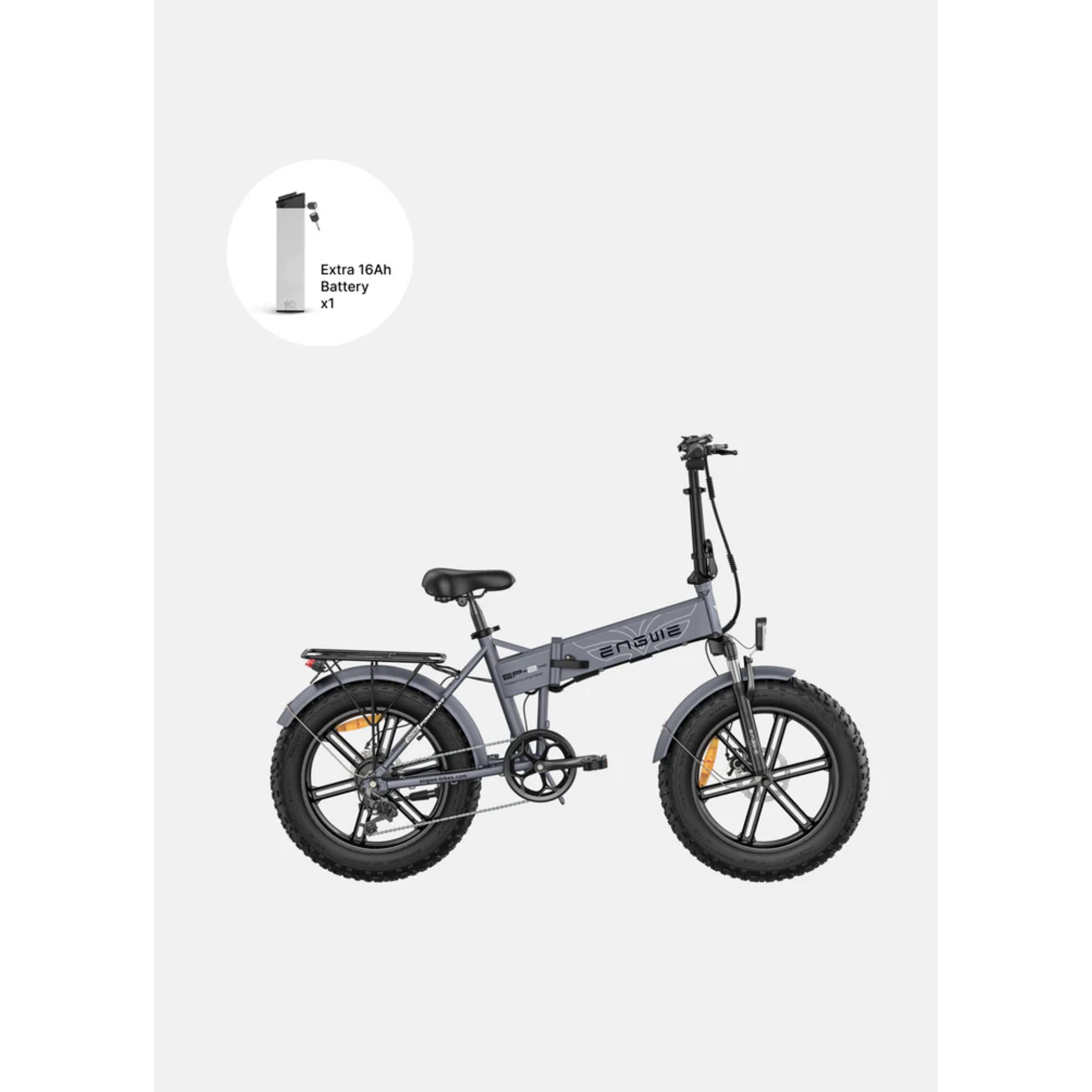 ENGWE - EP-2 Pro (with Extra Battery Pack) Fat Tire Foldable Electric Bike 960W 26MPH