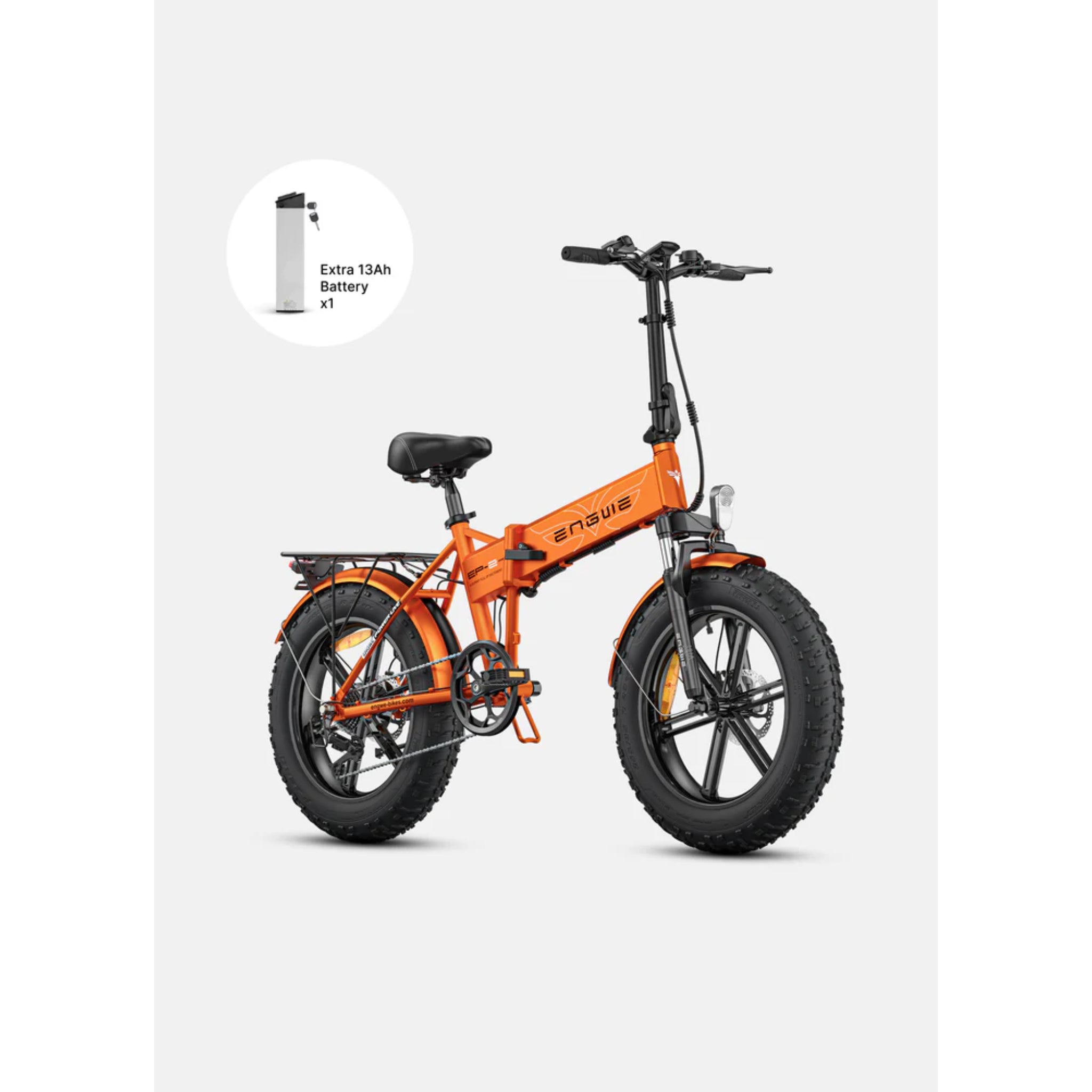 ENGWE - EP-2 Pro (with Extra Battery Pack) Fat Tire Foldable Electric Bike 960W 26MPH