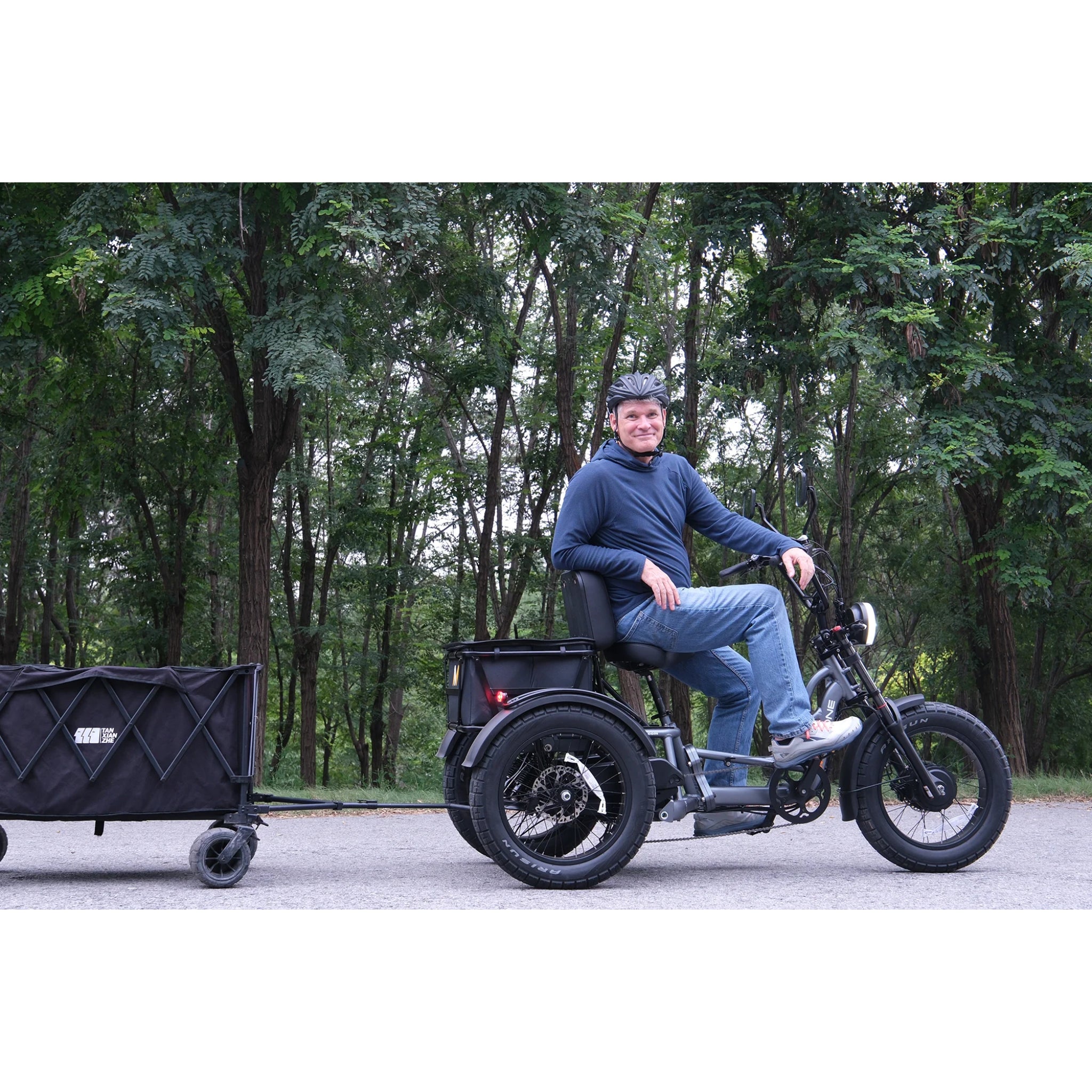 MEET ONE - Tour, Dual Motor Dual Battery Electric Trike 30Ah/1440Wh 25 MPH