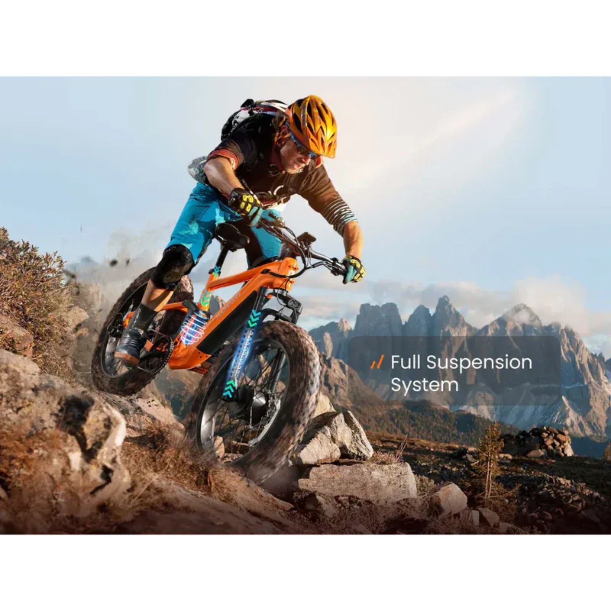 PUCKIPUPPY – GoldenR (Pro) Single/Dual-Motor Off-Road E-Bike 1100W 28MPH