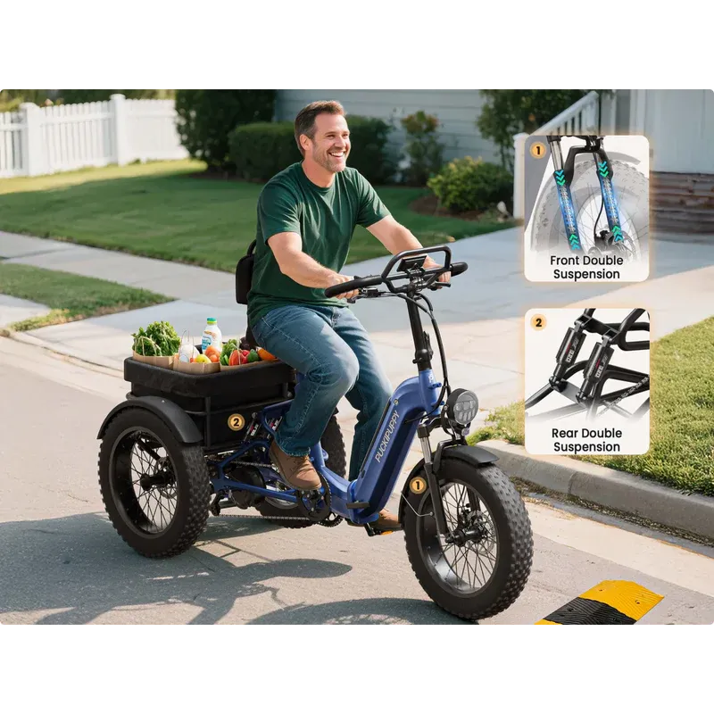 PUCKIPUPPY – Rottweiler E-Trike 750W 15mph