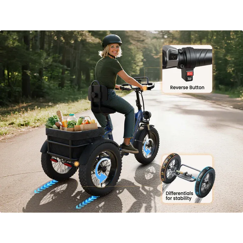PUCKIPUPPY – Rottweiler E-Trike 750W 15mph